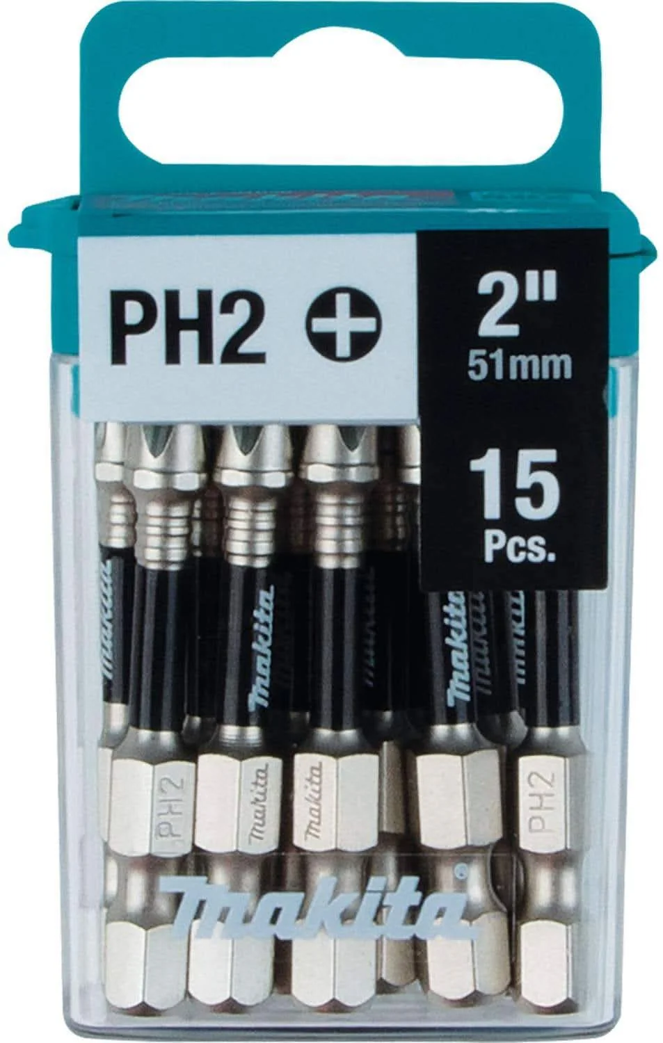 Makita E-01046 Impact XPS #2 Phillips 2" Power Bit, 15/pk - Image 1