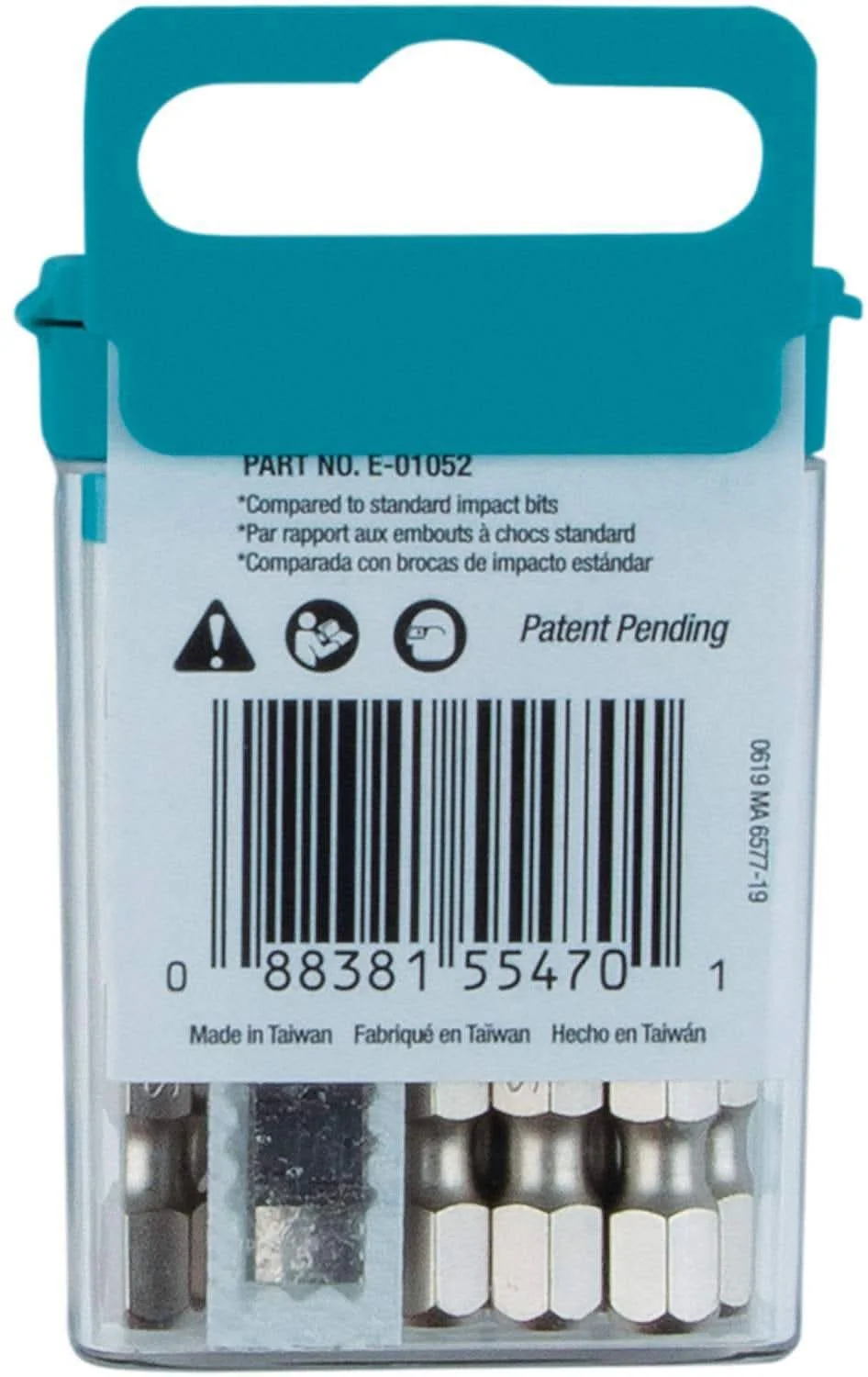 Makita E-01052 Impact XPS #2 Square 2" Power Bit, 15/pk - Image 3