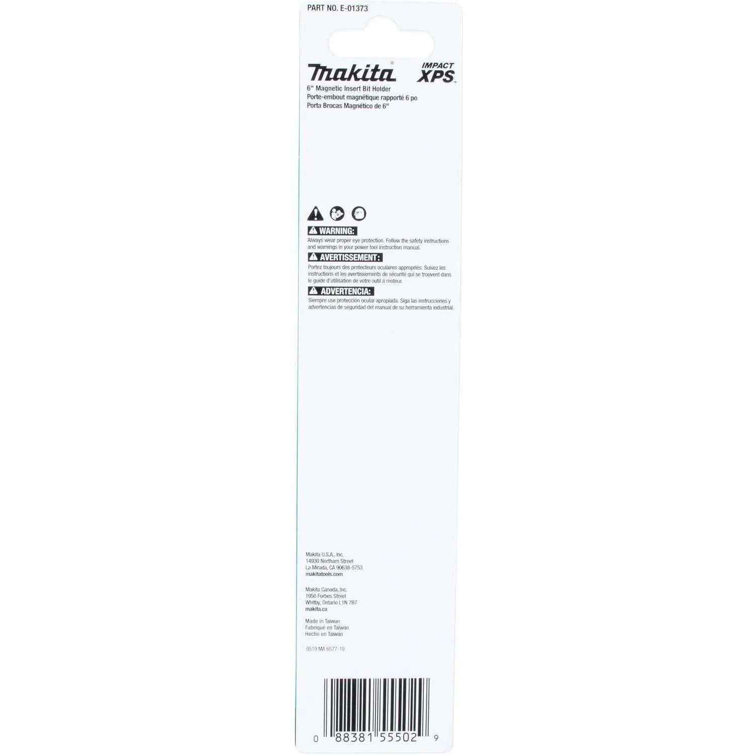 Makita E-01373 Impact XPS 6" Magnetic Insert Bit Holder - Image 2