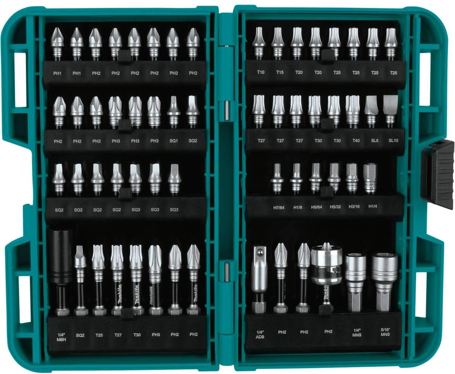 Makita 18V LXT Brushless Impact Driver and Hammer Drill 5.0Ah Combo Kit with Impact Bit and Socket Sets and 2-Pack Batteries - Image 2