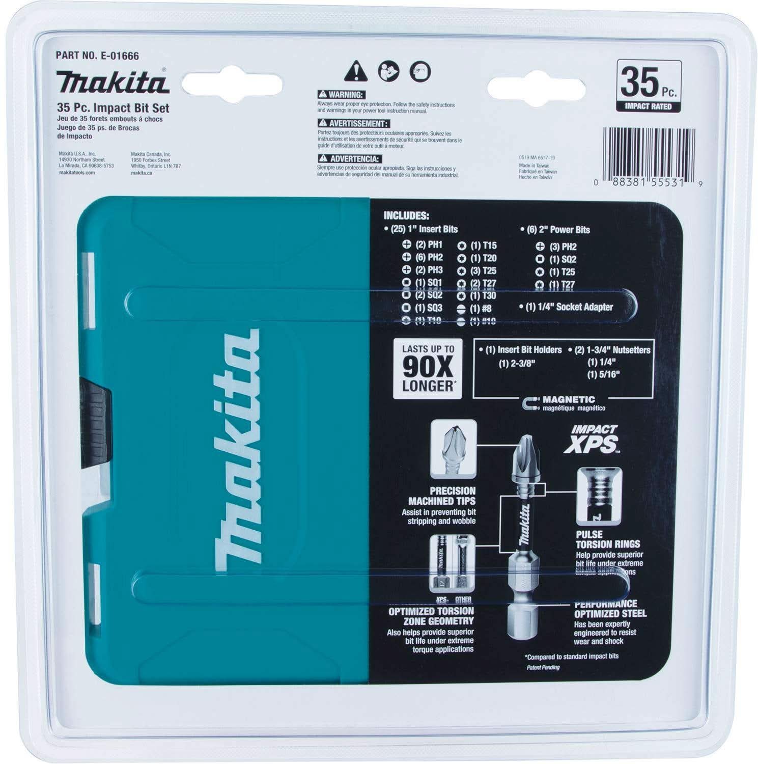 Makita E-01666 Impact XPS 35 Pc. Impact Bit Set - Image 3