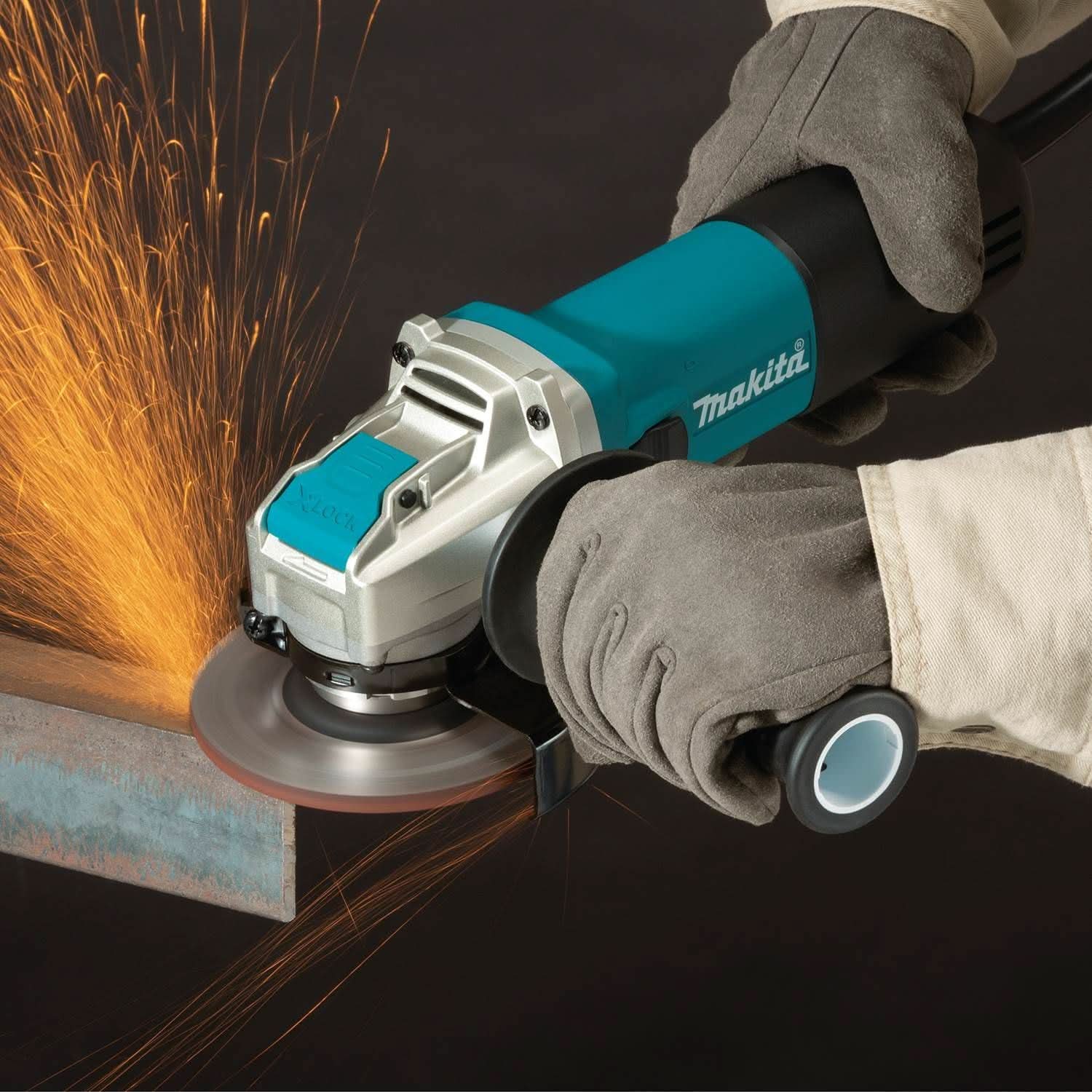GA4570 Corded 4-1/2" X-LOCK Angle Grinder, with AC/DC Switch - Image 2