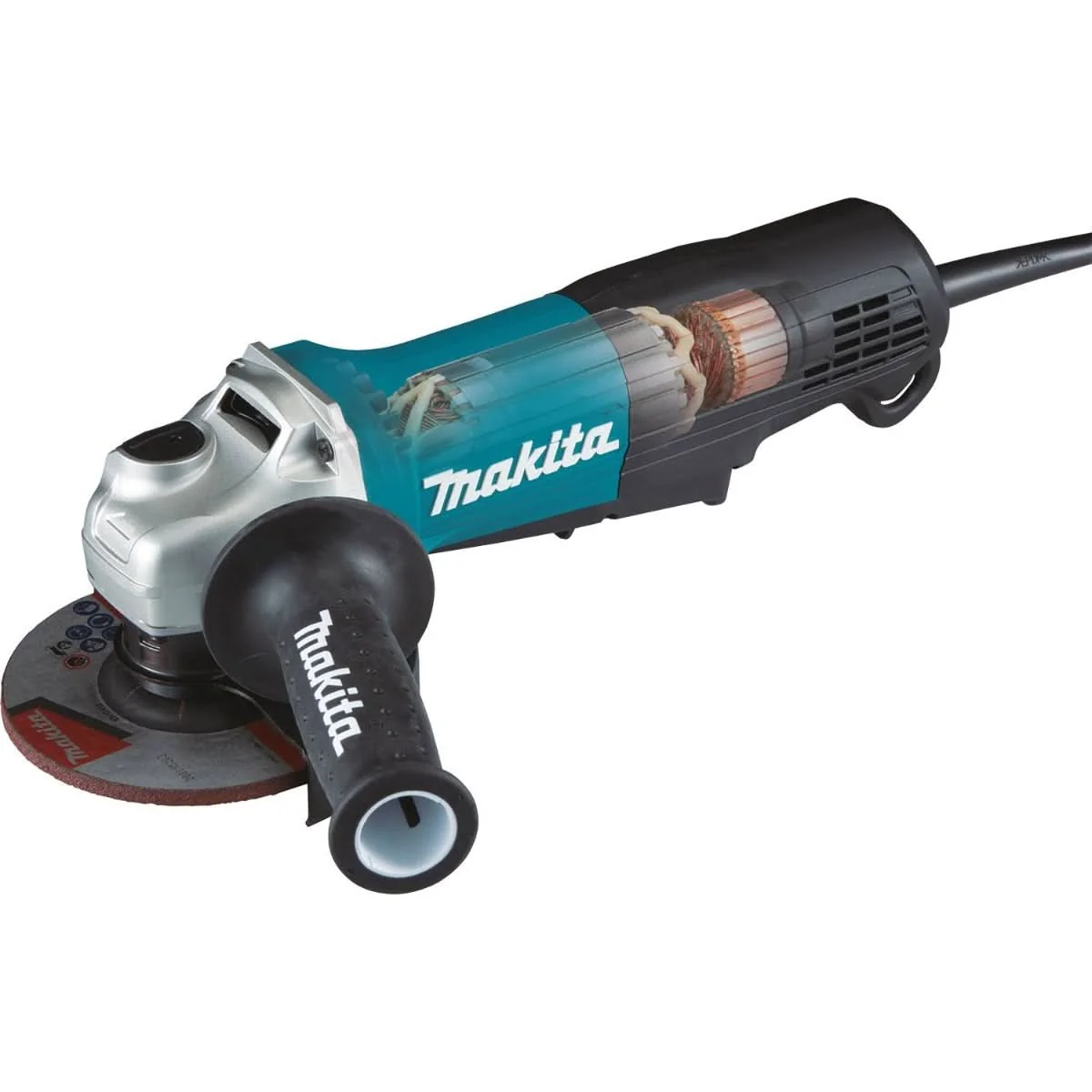 Makita GA5052 Corded 4-1/2″ / 5″ Paddle Switch Angle Grinder, with AC/DC Switch