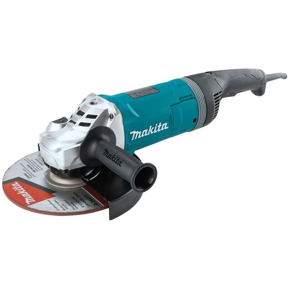 Makita GA9080 Corded 9″ Angle Grinder, with Rotatable Handle, and Lock-On Switch
