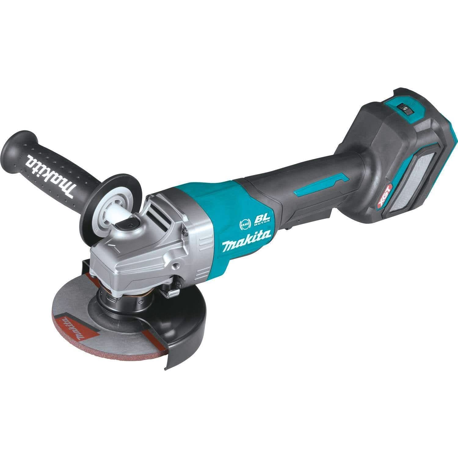 Makita GAG06Z 40V max XGT Brushless Cordless 4-1/2"Â / 5" Paddle Switch Angle Grinder, with Electric Brake, AWS Capable, Tool Only - Image 1