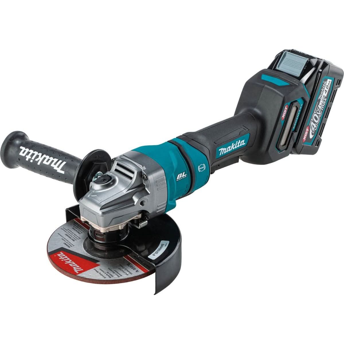 Makita GAG14M1 40V max XGT Brushless Cordless 4-1/2"Â / 6" Paddle Switch Angle Grinder Kit, with Electric Brake (4.0Ah) - Image 2