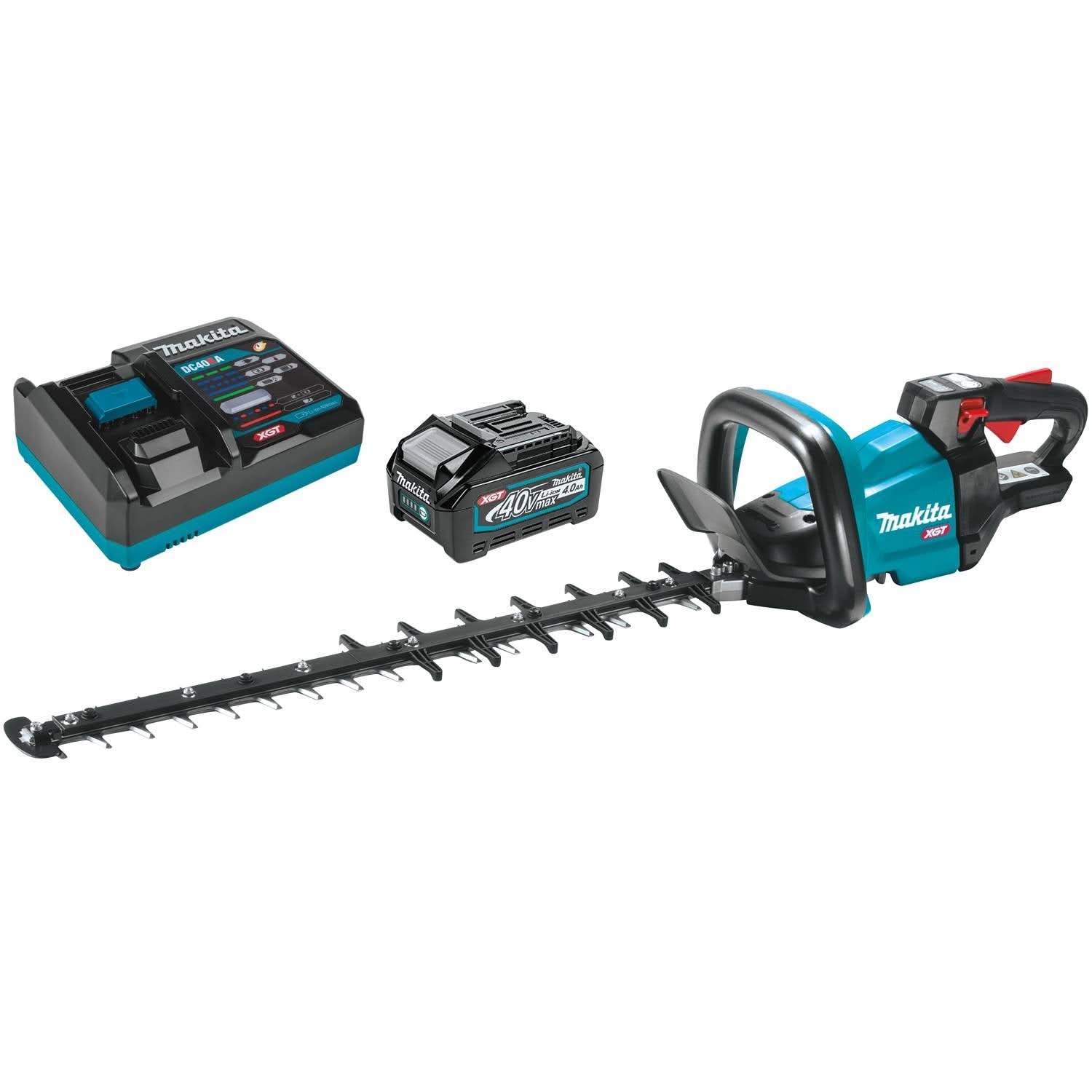 Makita GHU01M1 40V max XGT Brushless Cordless 24″ Rough Cut Hedge Trimmer Kit (4.0Ah)