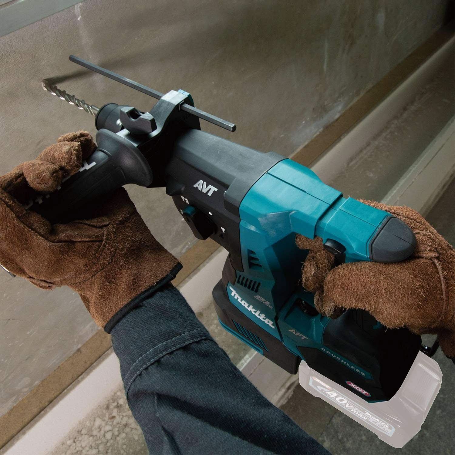 Makita GRH02Z 40V max XGT Brushless Cordless 1-1/8" SDS-PLUS AVT Rotary Hammer, with Interchangeable Chuck, AWS Capable, Tool Only - Image 3