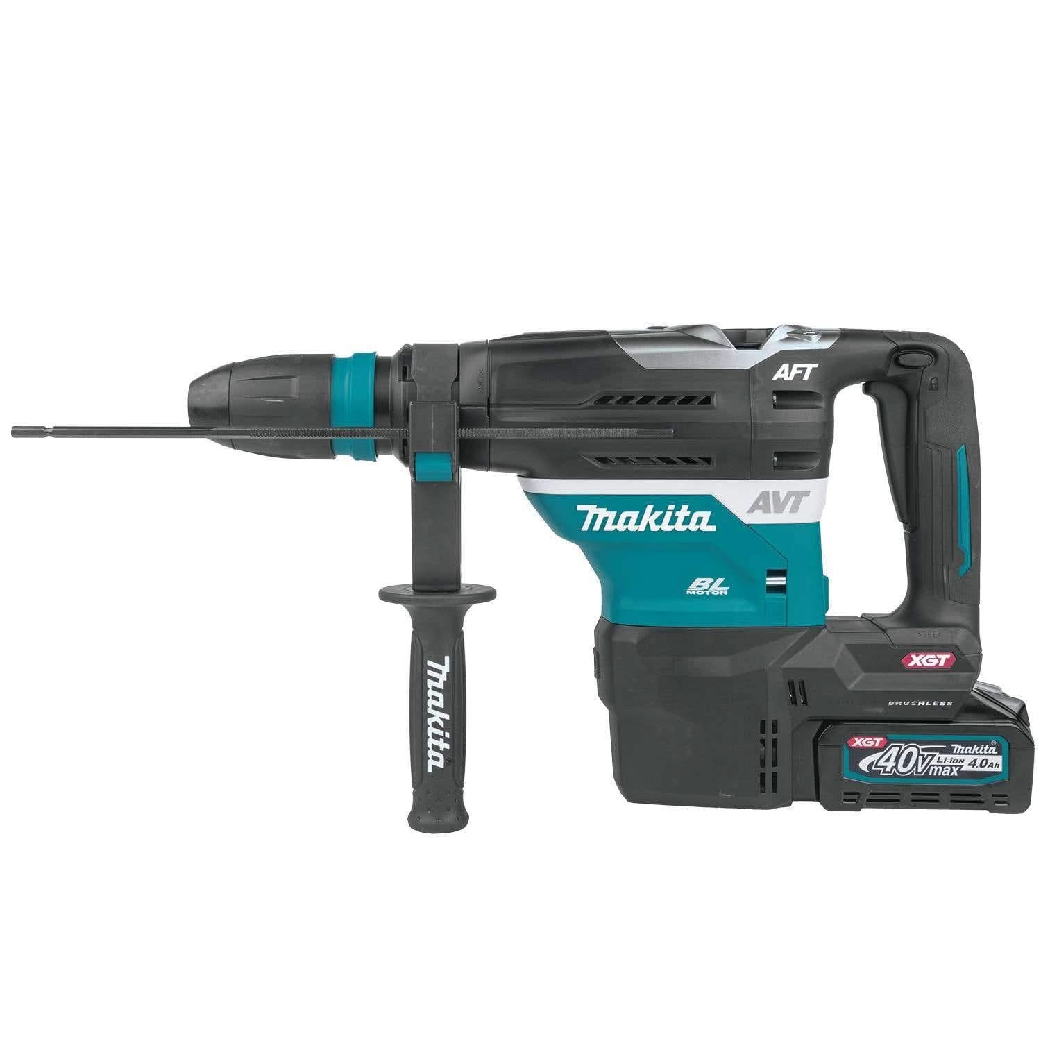 Makita GRH05M1 40V max XGT Brushless 1-9/16" SDS-MAX AVT Rotary Hammer Kit, AFT, AWS Capable (4.0Ah) - Image 3