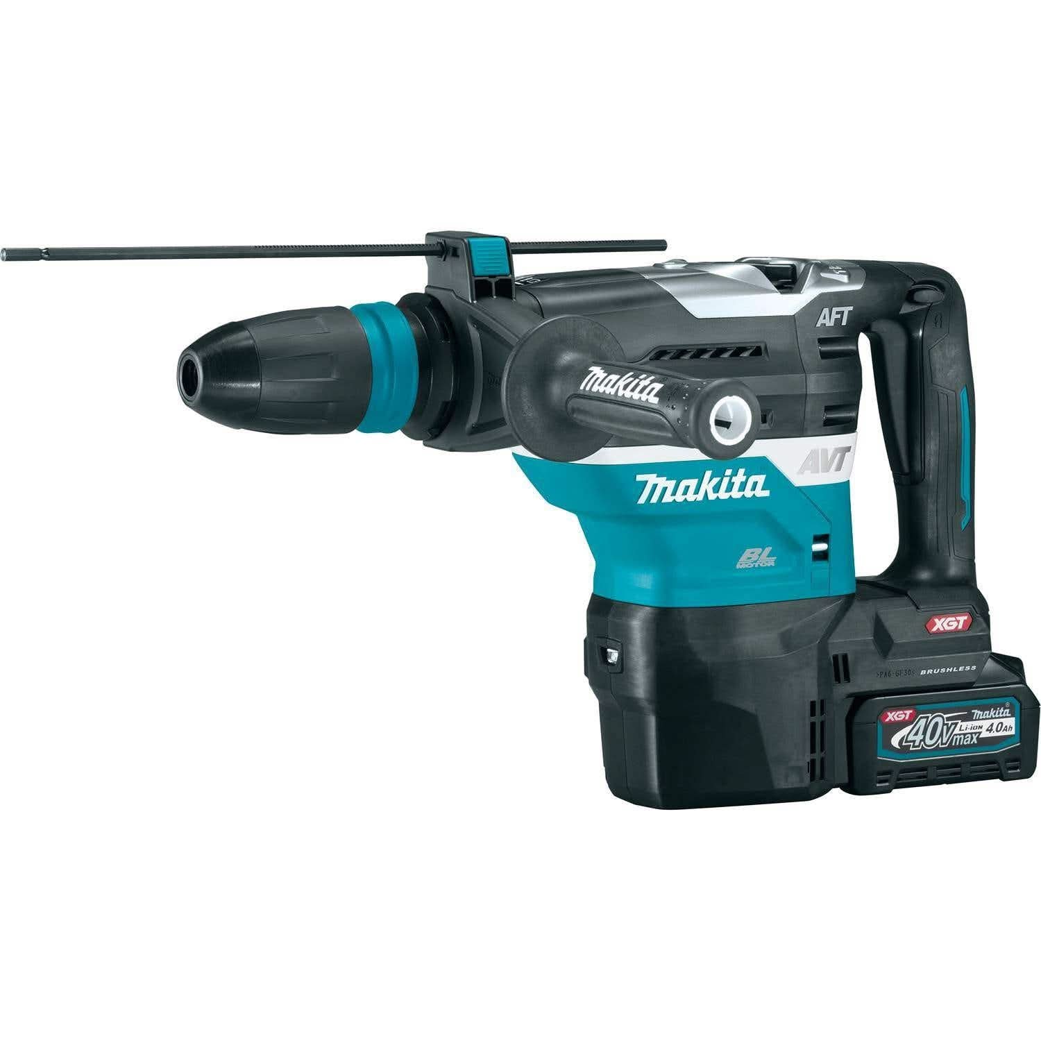 Makita GRH05M1 40V max XGT Brushless 1-9/16" SDS-MAX AVT Rotary Hammer Kit, AFT, AWS Capable (4.0Ah) - Image 2