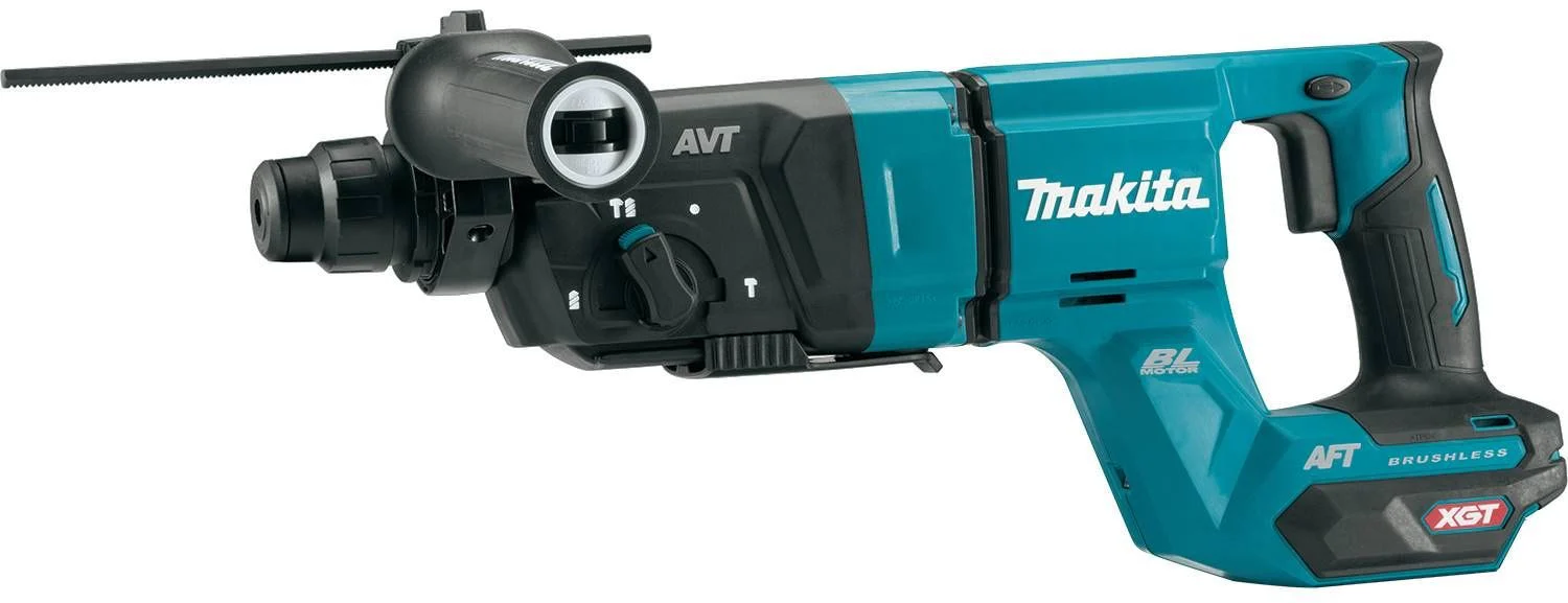 Makita PROMO GRH07Z 40V max XGT Brushless Cordless 1-1/8″ SDS-PLUS AVT Rotary Hammer (D-Handle), AFT, AWS Capable, Tool Only (PROMO)