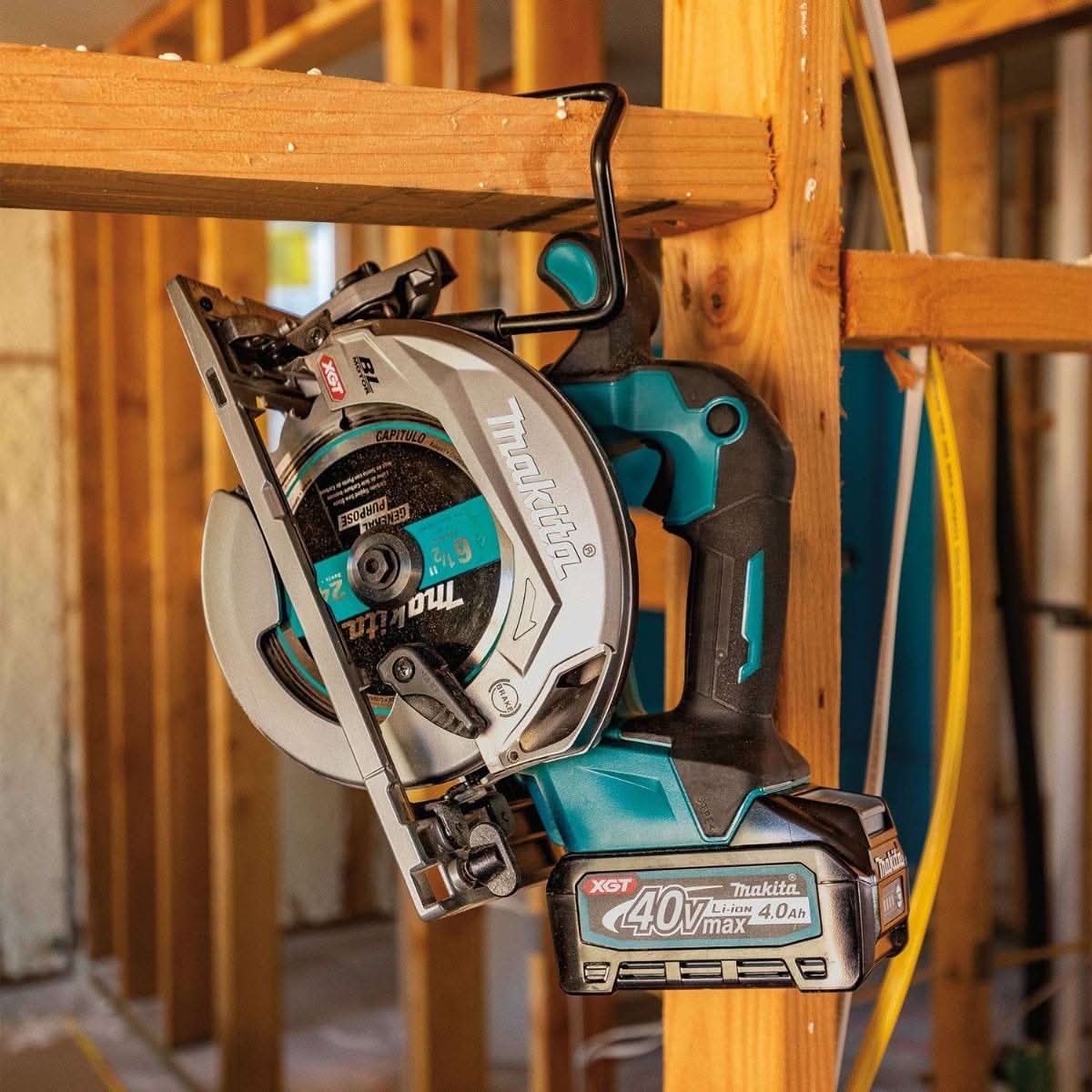 Makita GSH05M1 40V max XGT Brushless Cordless 6-1/2" Circular Saw Kit, AWS Capable (4.0Ah) - Image 3