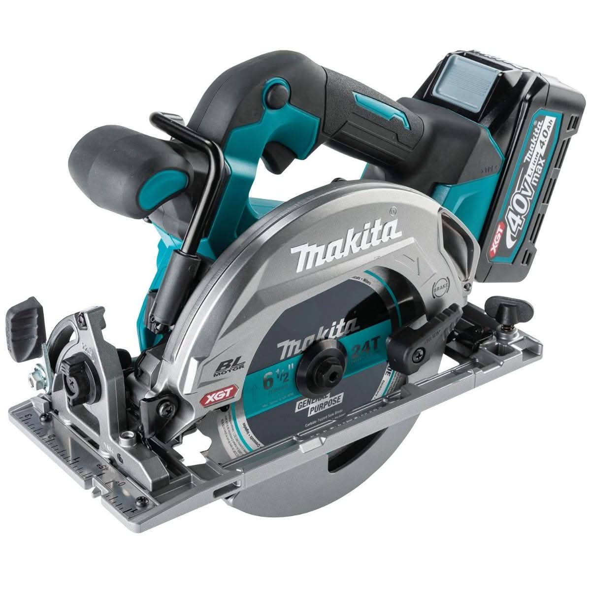 Makita GSH05M1 40V max XGT Brushless Cordless 6-1/2" Circular Saw Kit, AWS Capable (4.0Ah) - Image 2