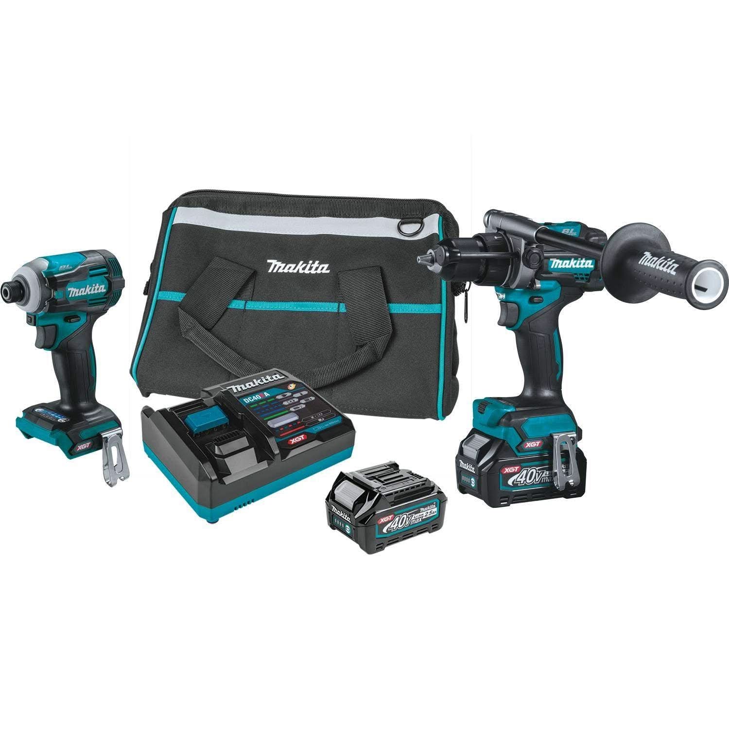 Makita GT200D 40V max XGT Brushless Cordless 2-Pc. Combo Kit (2.5Ah) - Image 1
