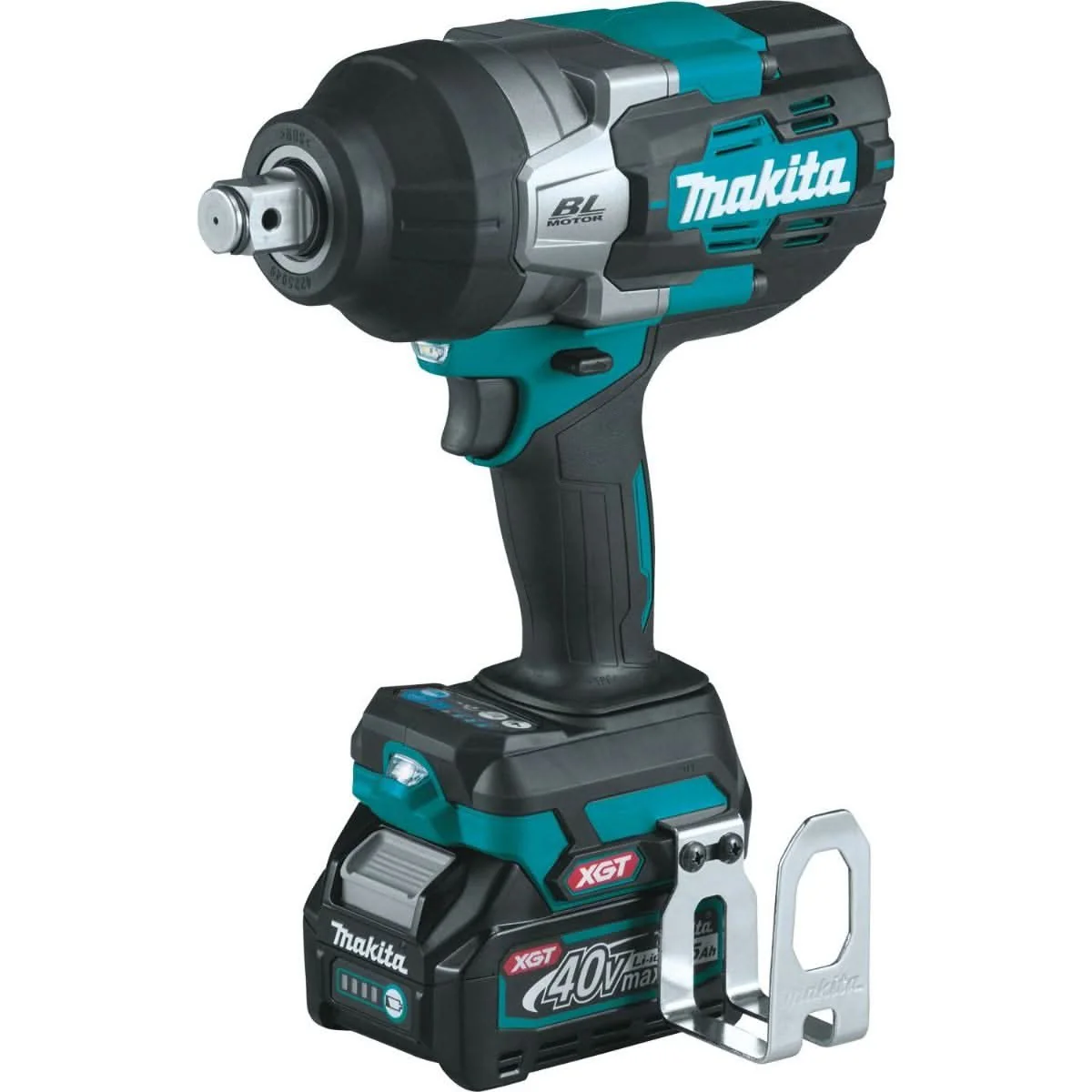 Makita GWT01D 40V max XGT Brushless Cordless 4-Speed High-Torque 3/4" Sq. Drive Impact Wrench Kit w/ Friction Ring Anvil (2.5Ah) - Image 2
