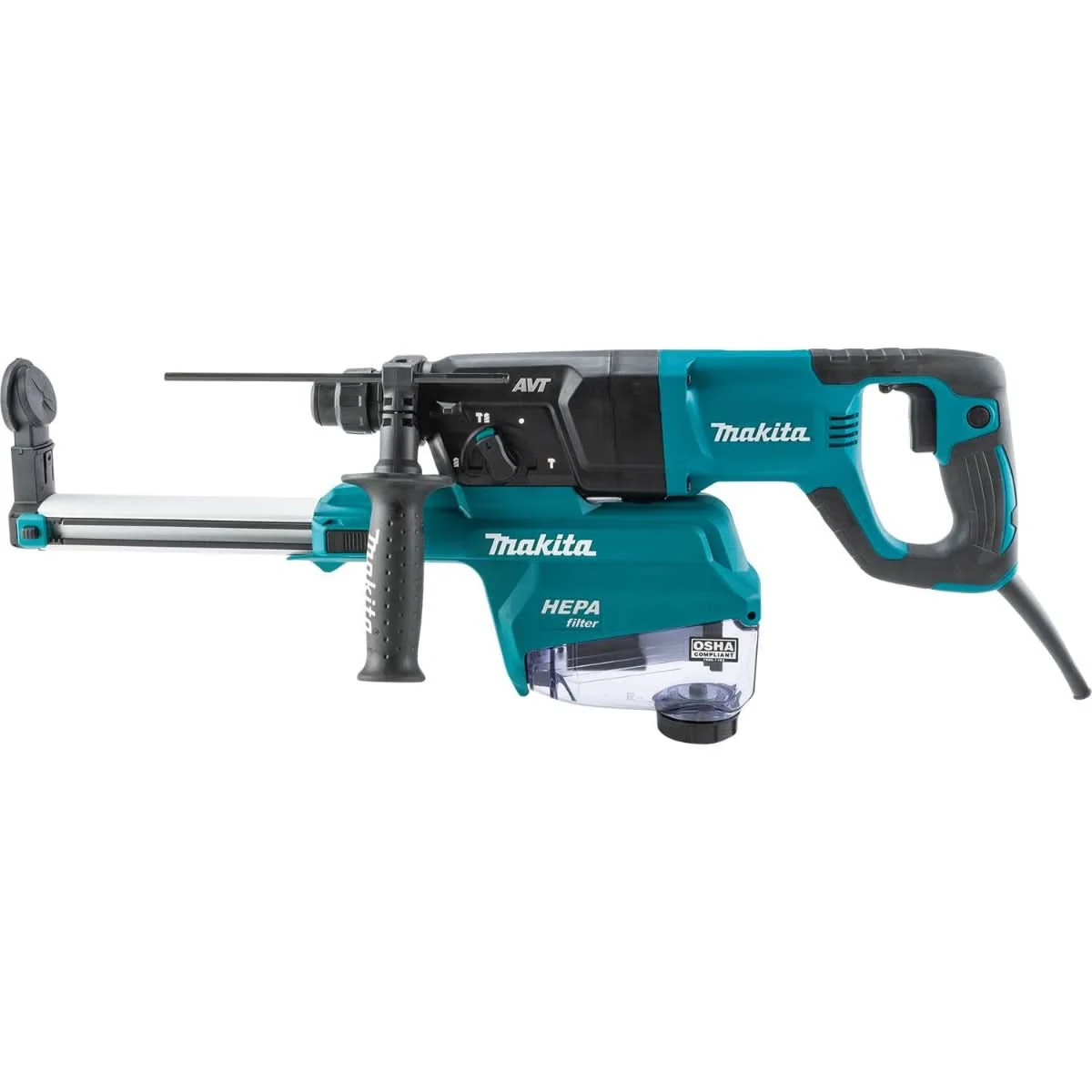 Makita PROMO HR2663 Corded 1" SDS-PLUS AVT Rotary Hammer, w/ HEPA Dust Extractor (D-handle) (PROMO) - Image 3