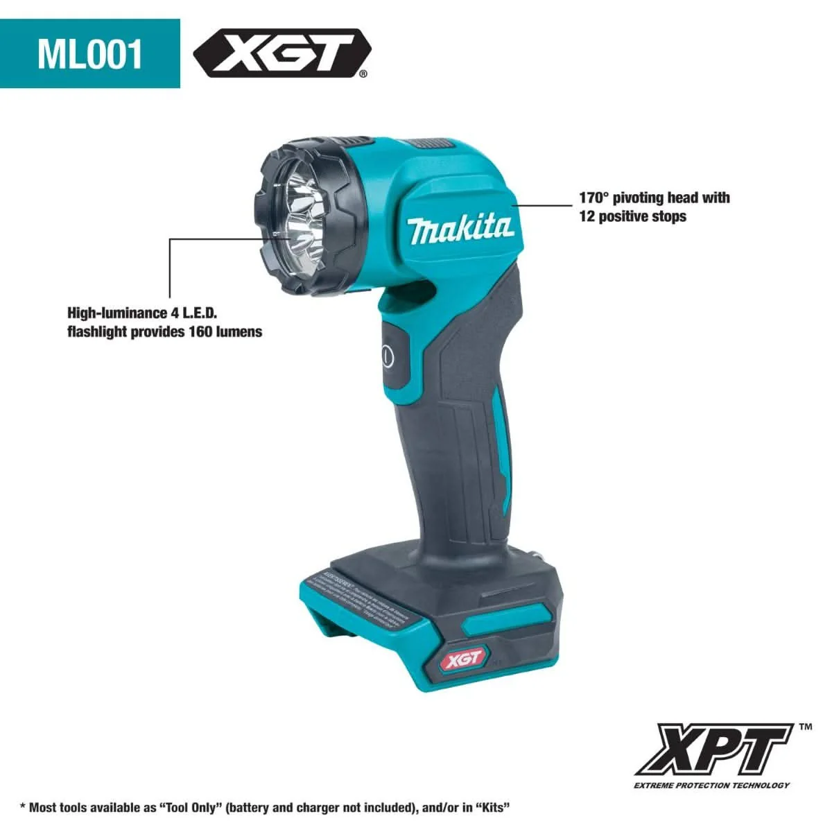 Makita GT500M 40V max XGT Brushless Cordless 5-Pc. Combo Kit (4.0Ah) - Image 3