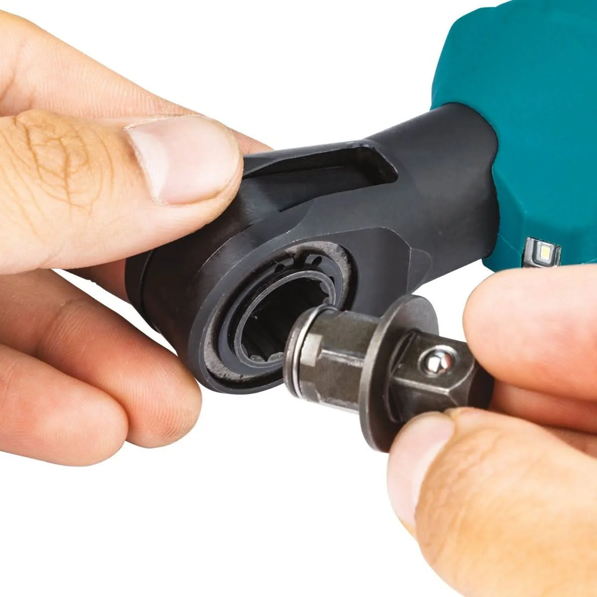 Makita XRW01Z 18V LXT Lithium-Ion Cordless 3/8" / 1/4" Sq. Drive Ratchet, Tool Only - Image 2