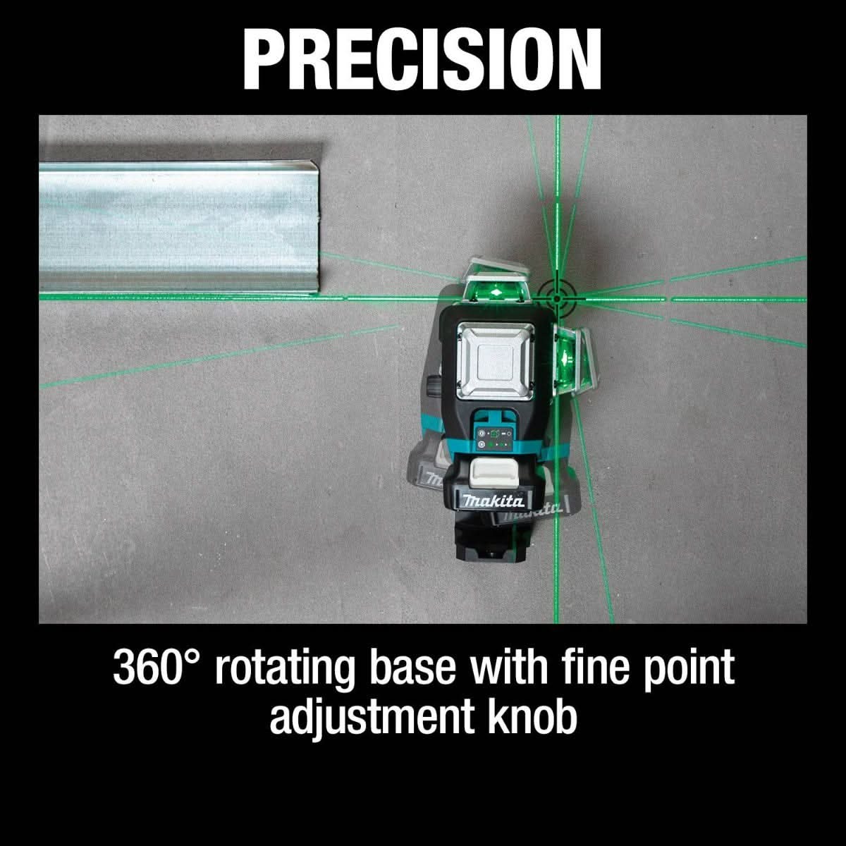 Makita SK700GDNAJ 12V max CXT Lithium-Ion Cordless Self-Leveling 360Ã‚Â° 3-Plane Green Laser Kit (2.0Ah) - Image 3