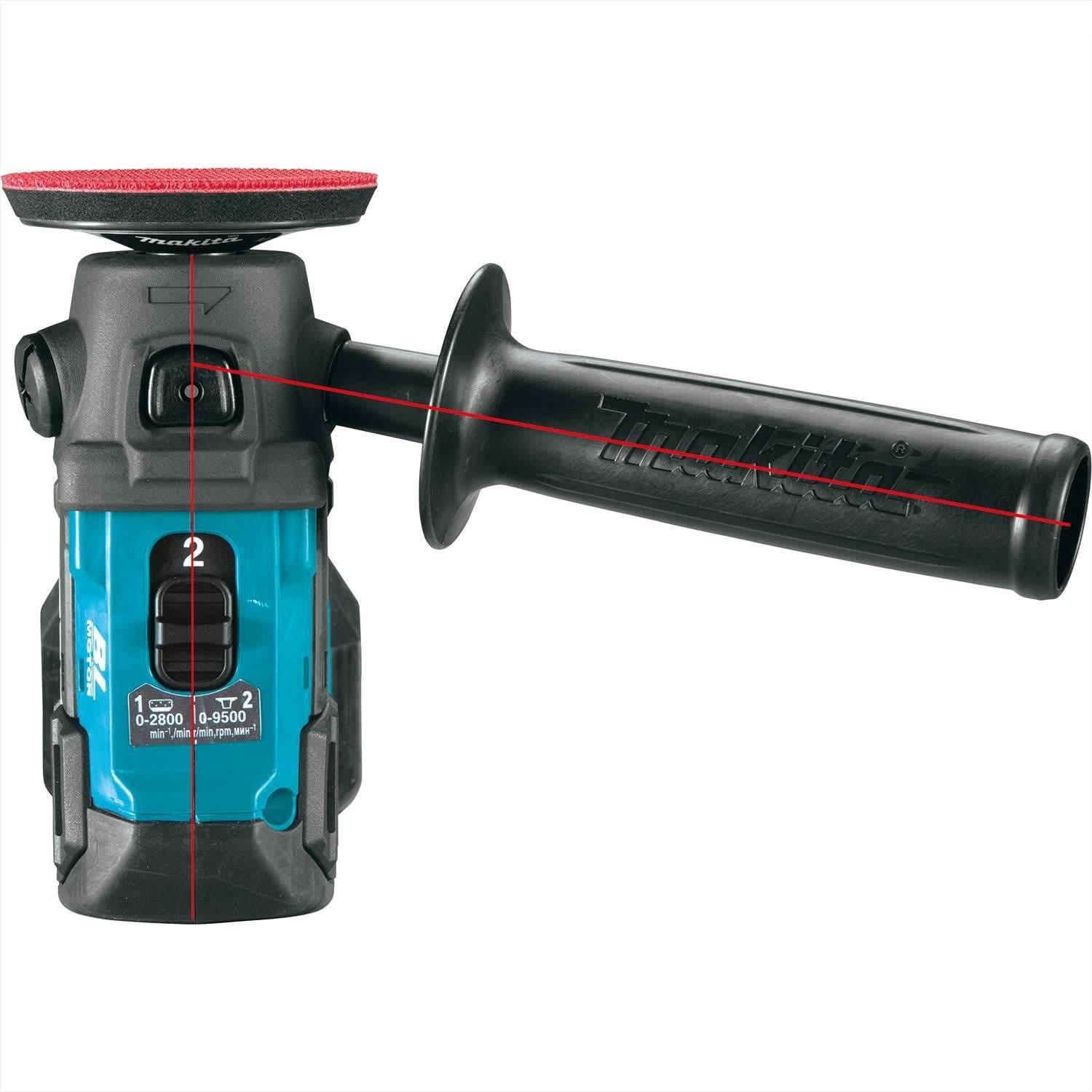 Makita VP01Z 12V max CXT Lithium"â€˜Ion Brushless 3" Polisher / 2" Sander, Tool Only - Image 2