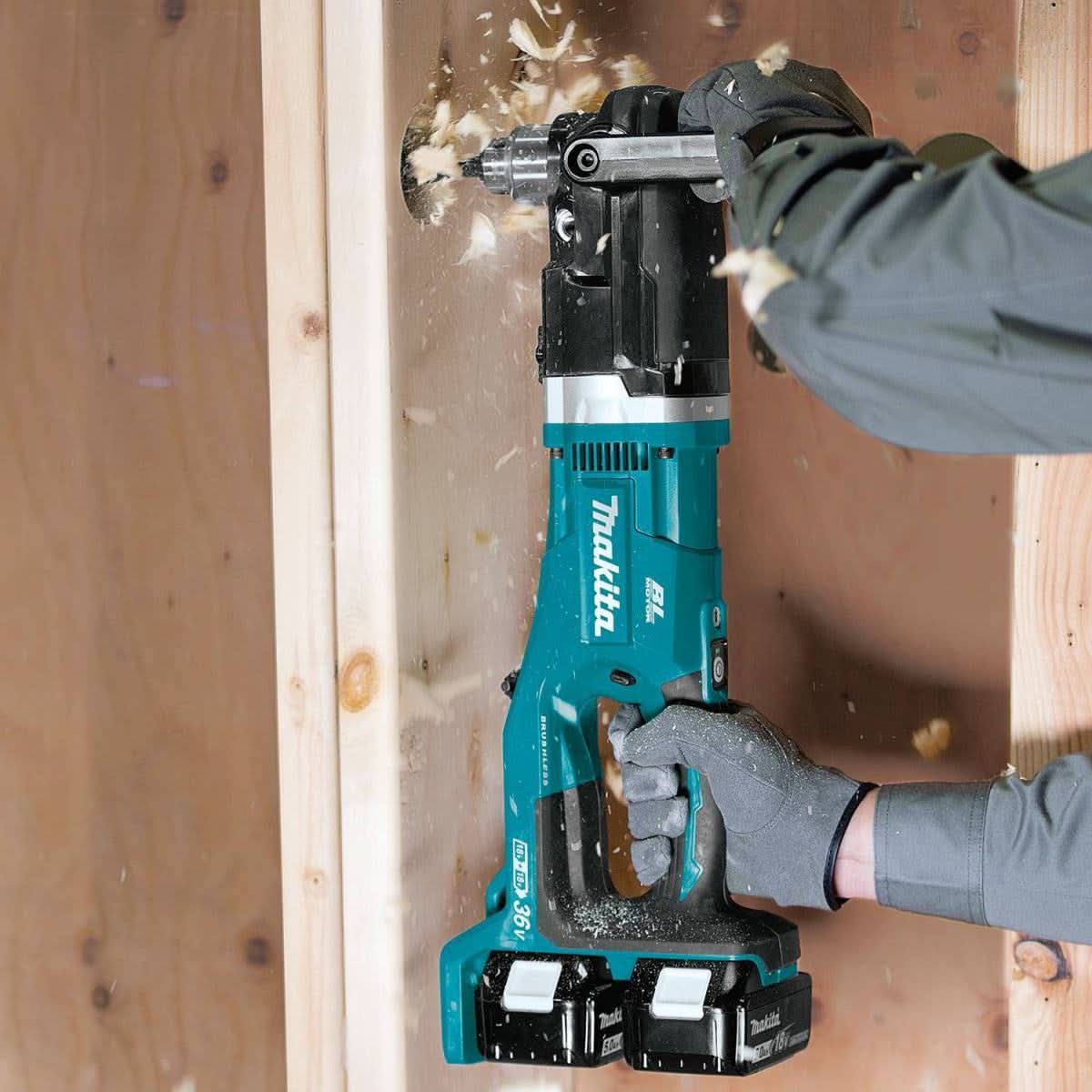 Makita XAD03PT 36V (18V X2) LXT Brushless 1/2" Right Angle Drill Kit (5.0Ah) - Image 2