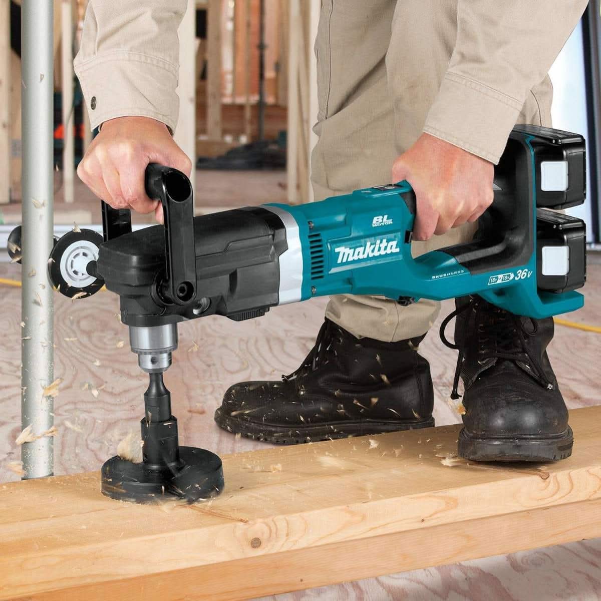 Makita XAD03PT 36V (18V X2) LXT Brushless 1/2" Right Angle Drill Kit (5.0Ah) - Image 3