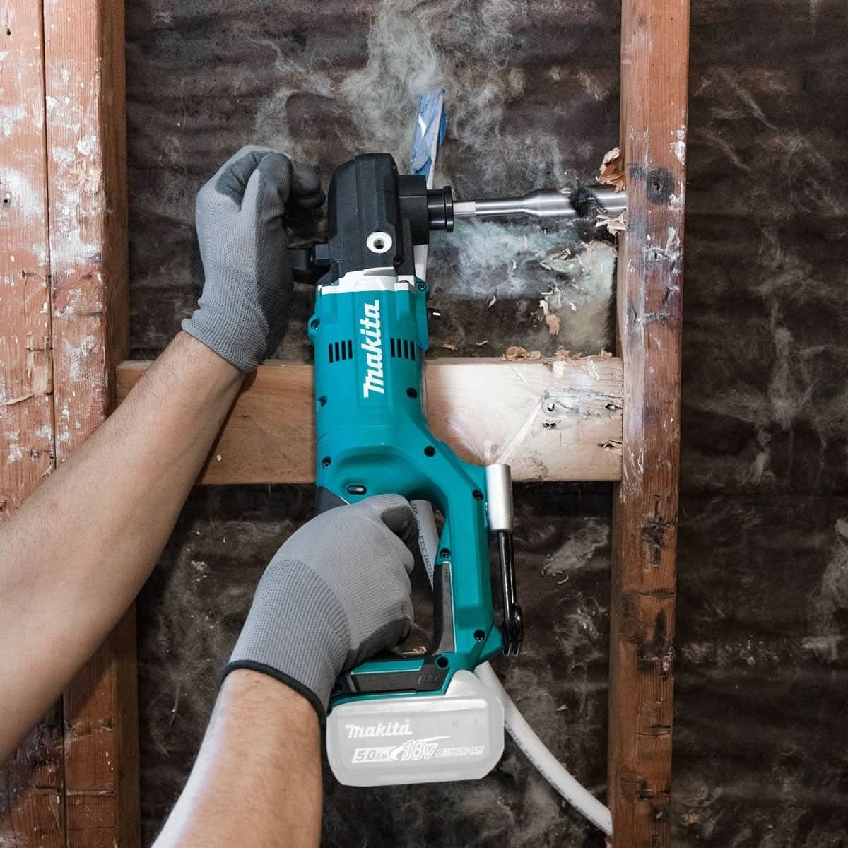 Makita XAD06Z 18V LXT Lithium-Ion Brushless Cordless 7/16" Hex Right Angle Drill, Tool Only - Image 2