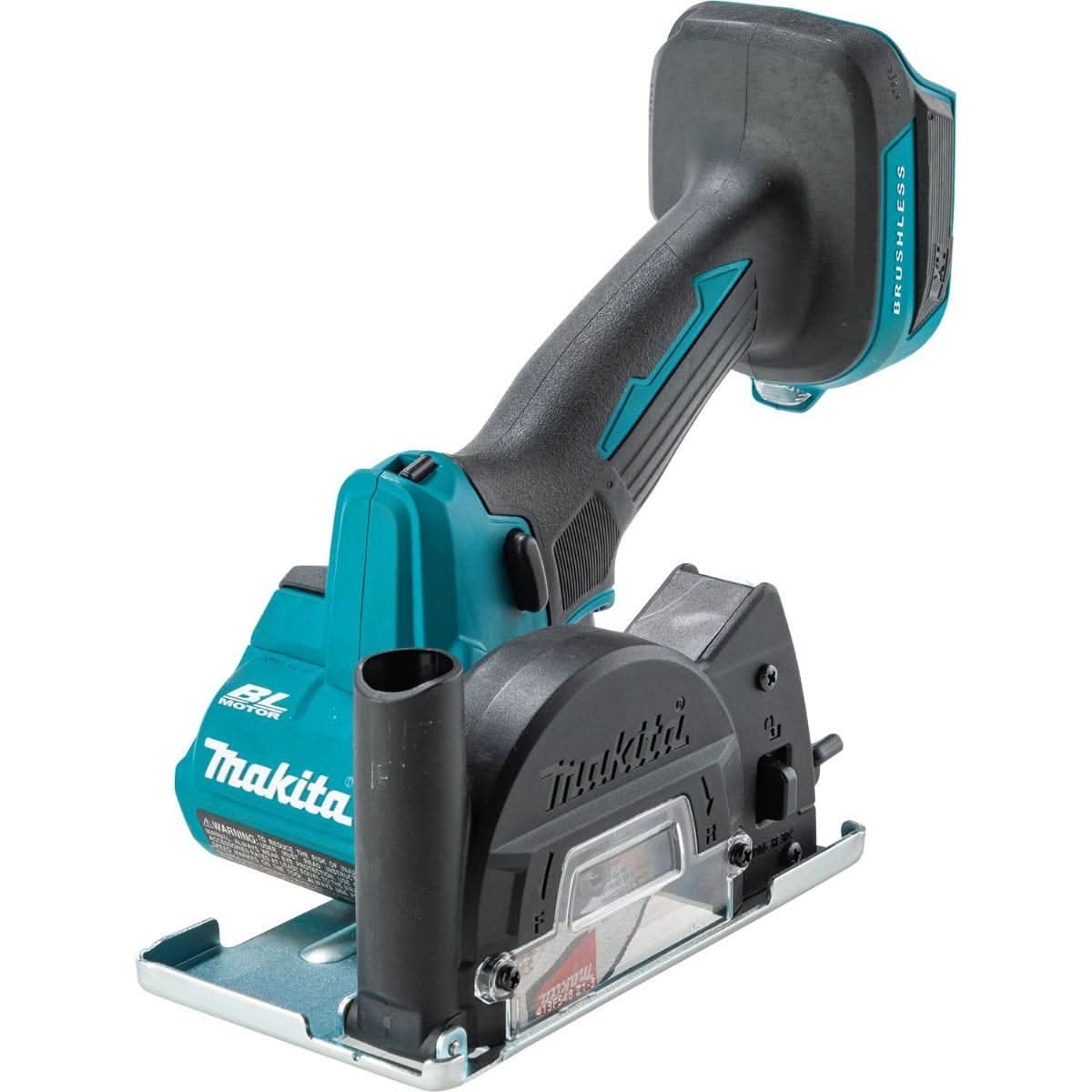 Makita 18V LXT Lithium-Ion Brushless Cordless 3" Cut-Off Tool, High Speed Blower/Inflator, and 18V 5.0Ah Battery and Charger Starter Pack - Image 2