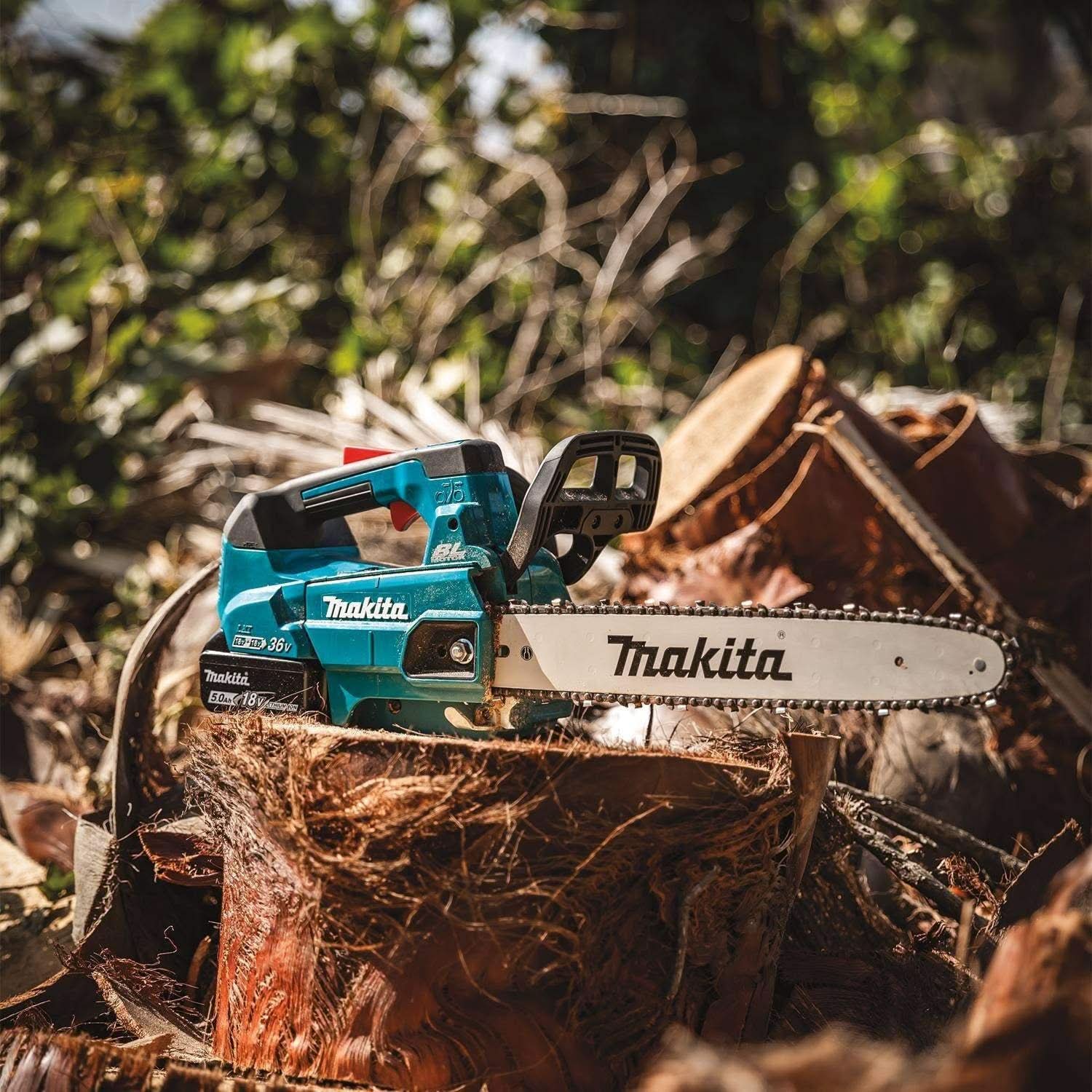 Makita XCU09PT 36V (18V X2) LXT Brushless 16" Top Handle Chain Saw Kit (5.0Ah) - Image 3