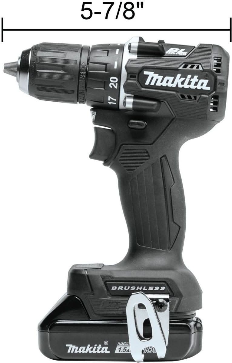 Makita XFD15SY1B 18V LXT Lithium-Ion Sub-Compact Brushless Cordless 1/2" Driver-Drill Kit (1.5Ah) - Image 3