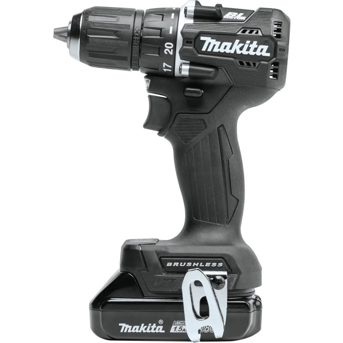 Makita XFD15SY1B 18V LXT Lithium-Ion Sub-Compact Brushless Cordless 1/2″ Driver-Drill Kit (1.5Ah)