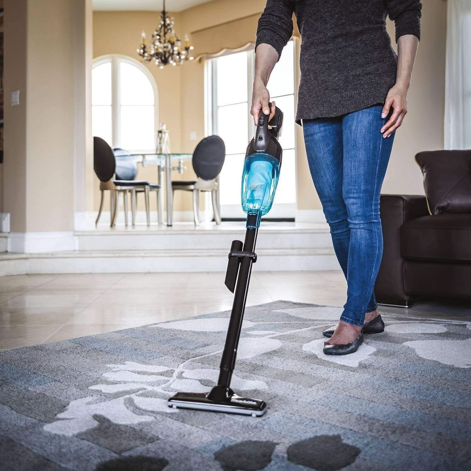 Makita XLC03ZBX4 18V LXT Lithium-Ion Brushless Compact Cordless Vacuum, Trigger w/ Lock, Tool Only - Image 2