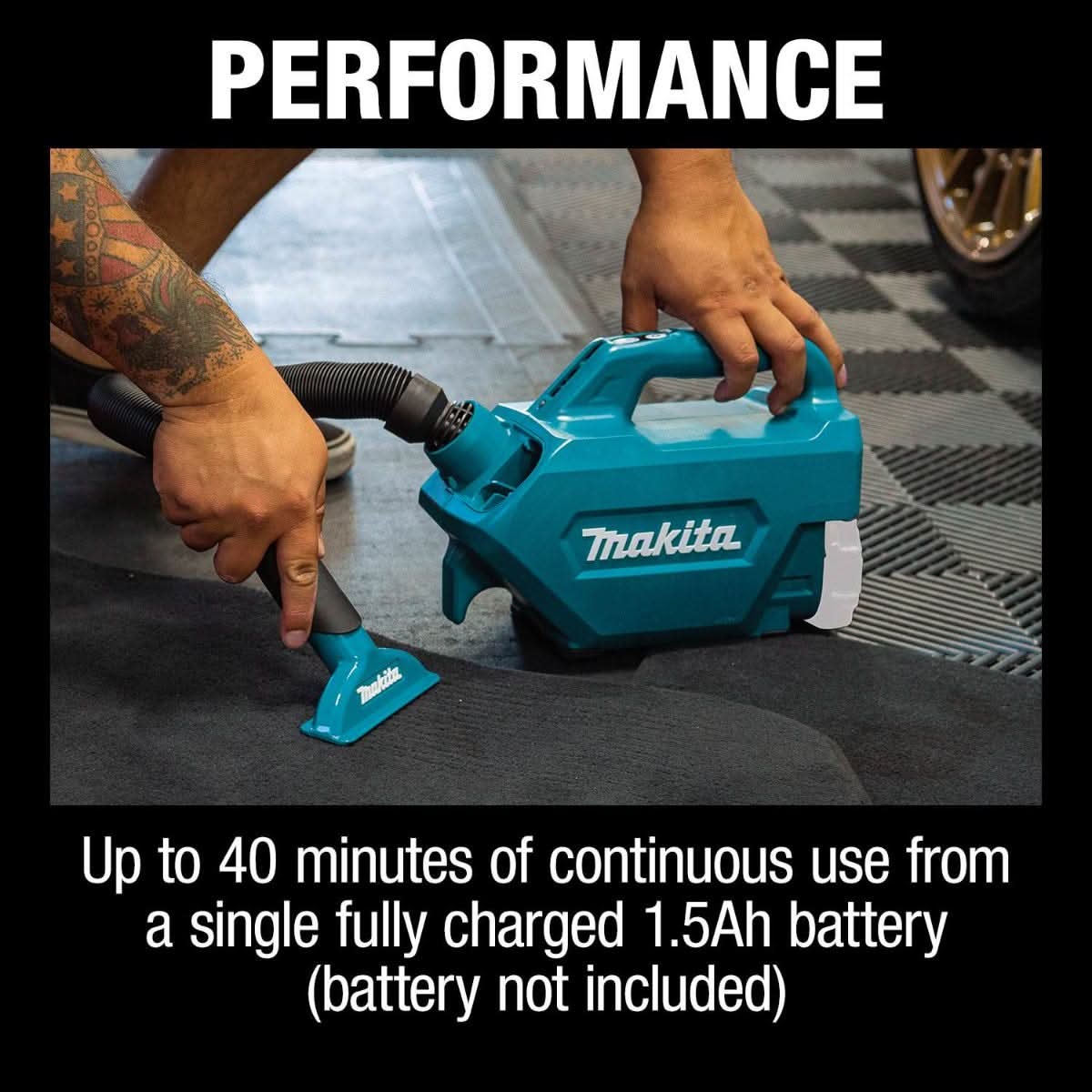 Makita XLC07Z 18V LXT Lithium-Ion Handheld Canister Vacuum, Tool Only - Image 3