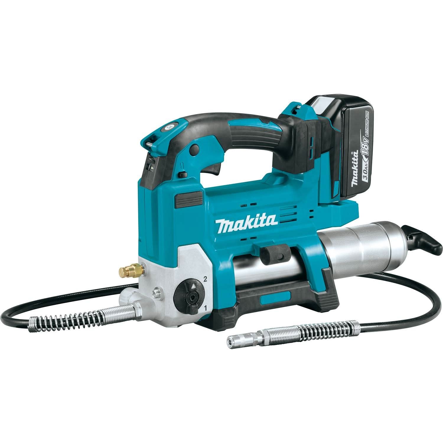 Makita XPG01S1 18V LXT Lithium-Ion Cordless Grease Gun Kit (3.0Ah) - Image 3