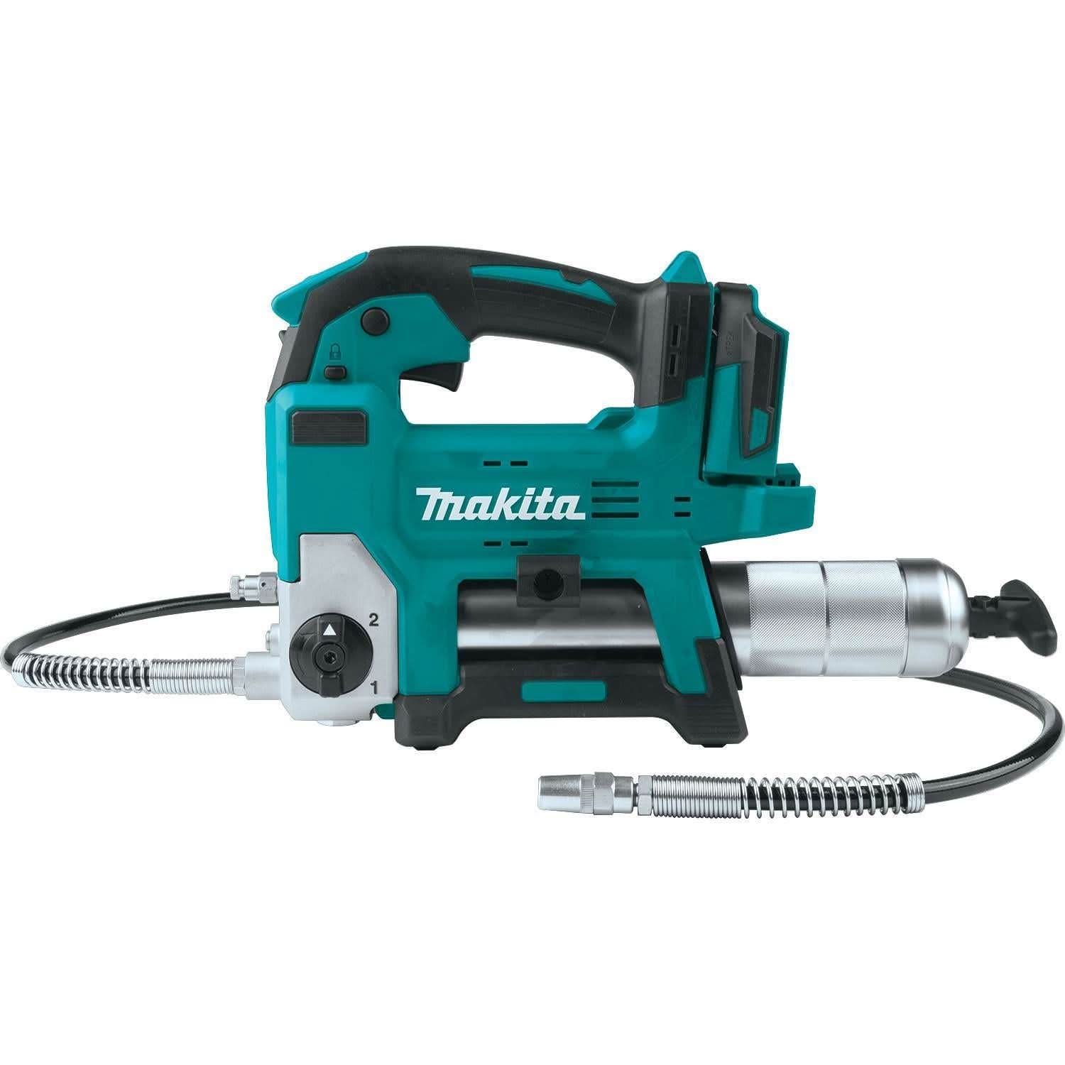 Makita 18V LXT Brushless Cordless 4-1/2 / 5" Cut-Off/Angle Grinder and Grease Gun Kit (Bare Tools) - Image 3