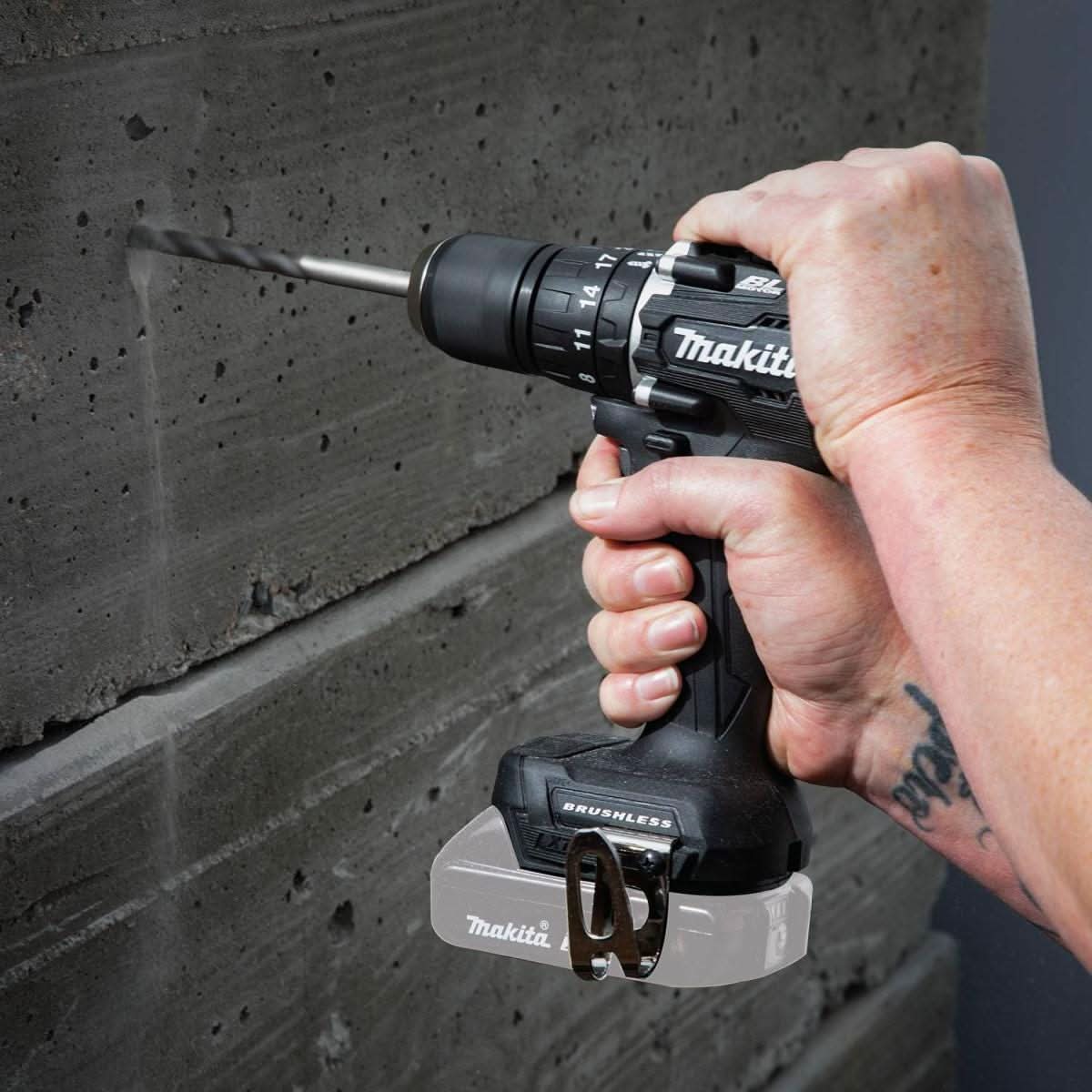 Makita XPH15ZB 18V LXT Lithium-Ion Sub-Compact Brushless Cordless 1/2" Hammer Driver-Drill, Tool Only - Image 3