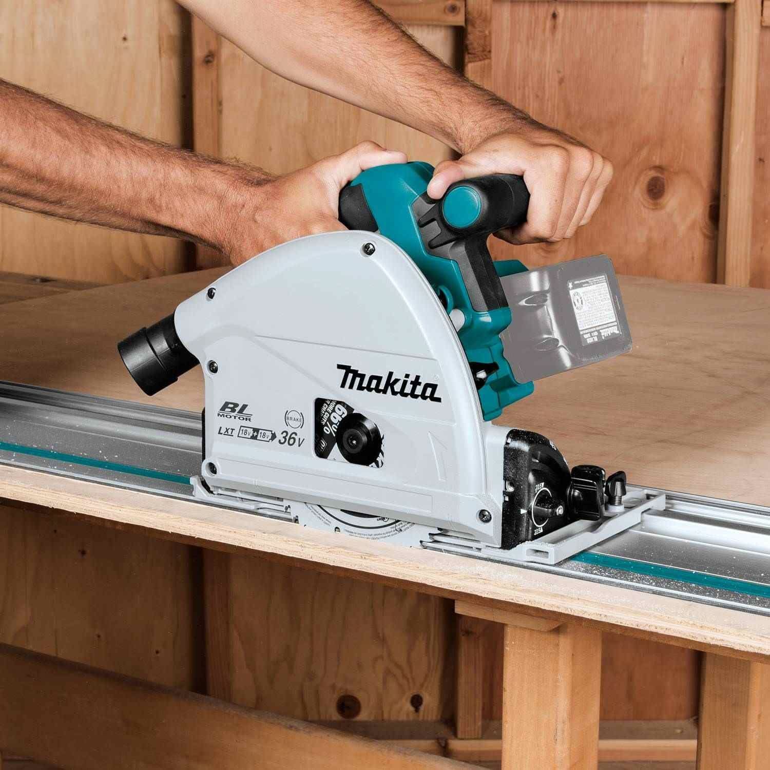 Makita PROMO XPS01Z 36V (18V X2) LXTÂ® Brushless 6-1/2" Plunge Circular Saw, Tool Only (PROMO) - Image 2