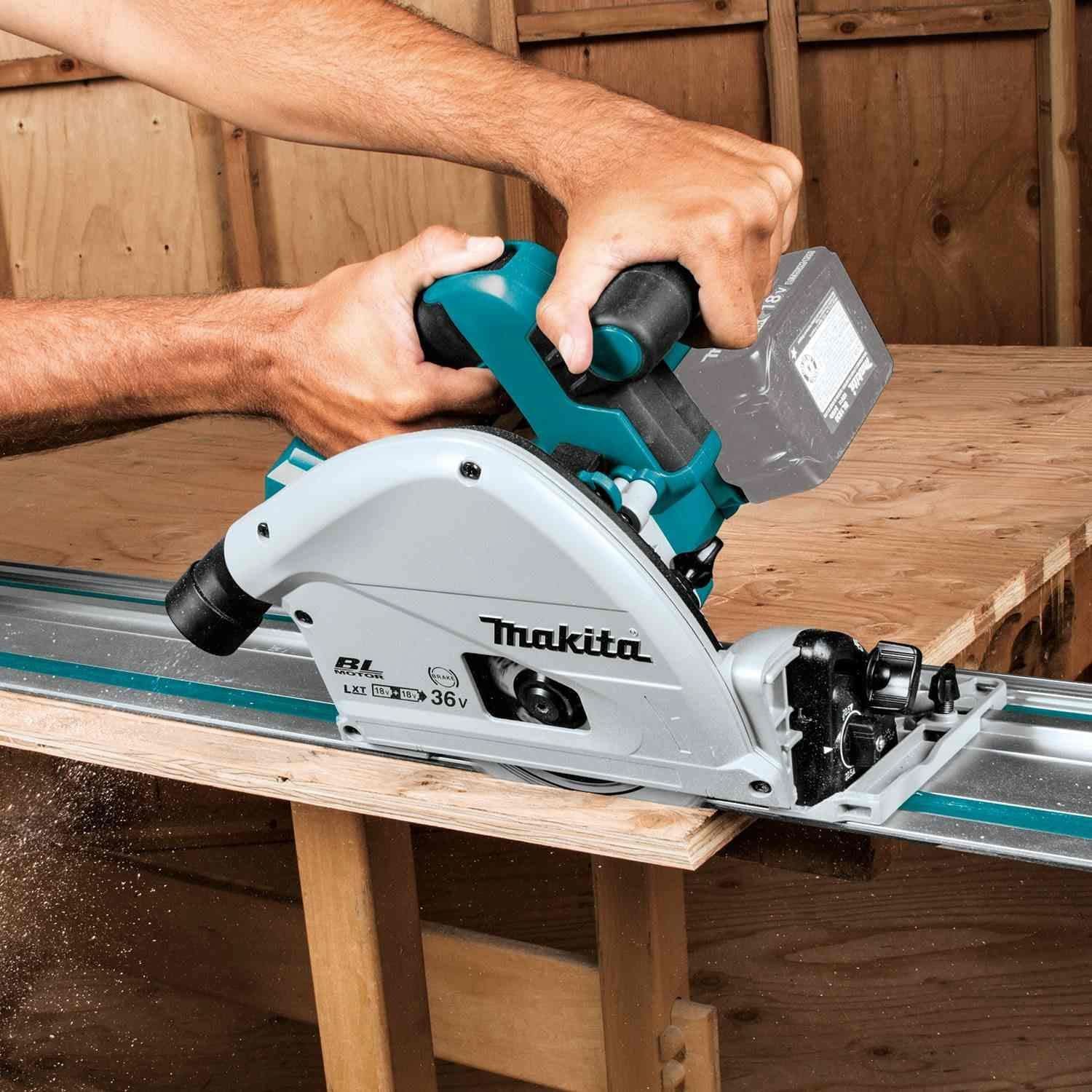 Makita PROMO XPS01Z 36V (18V X2) LXTÂ® Brushless 6-1/2" Plunge Circular Saw, Tool Only (PROMO) - Image 3