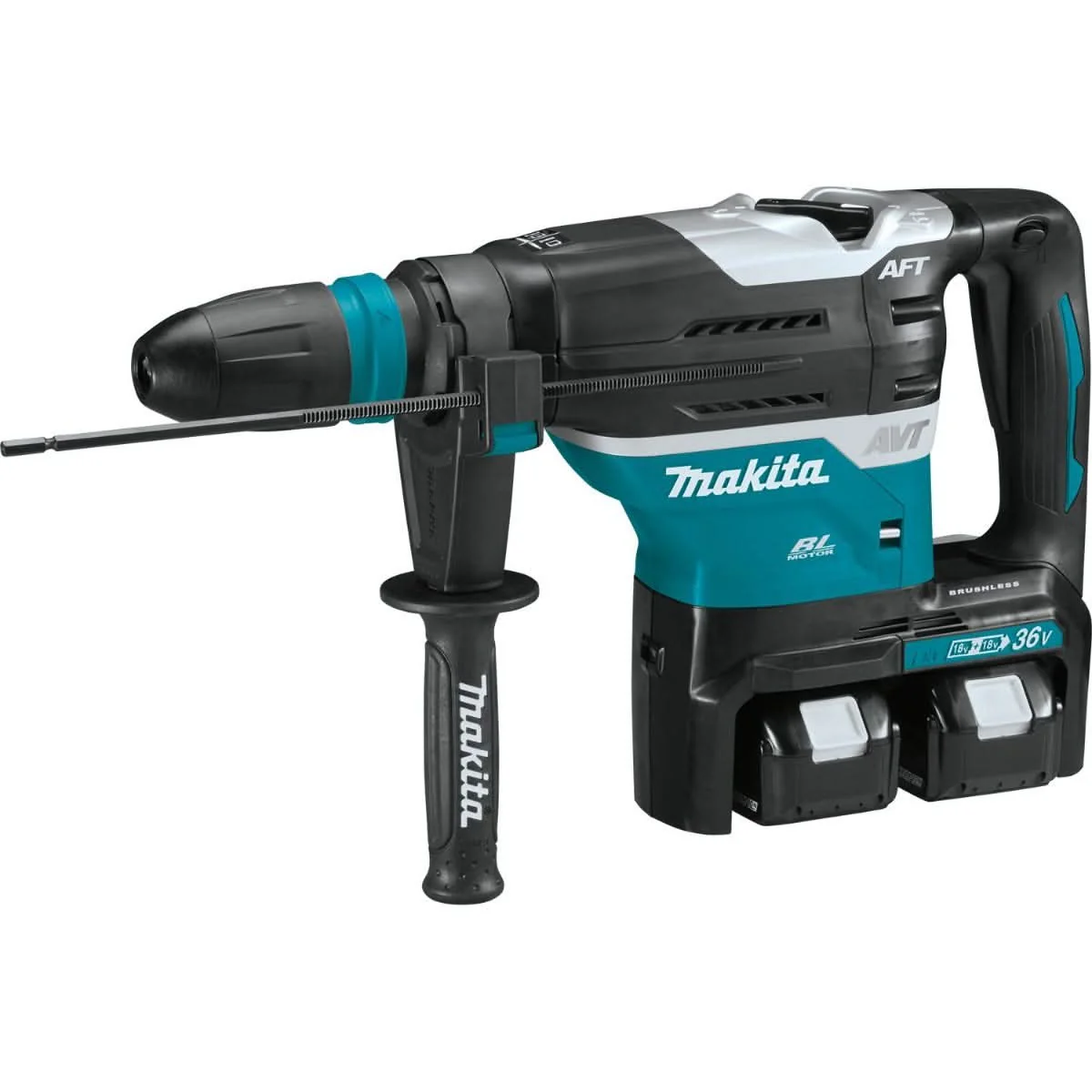 Makita XRH07PTUN 36V (18V X2) LXT Brushless 1-9/16" SDS-MAX Advanced AVT Rotary Hammer Kit, AFT, AWS (5.0Ah) - Image 3