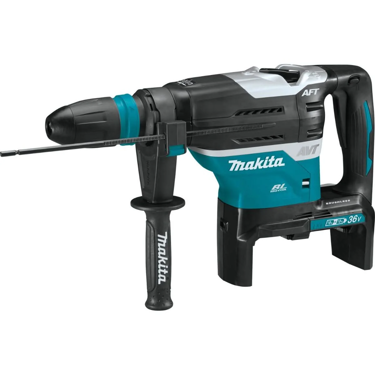 Makita XRH07ZKUN 36V (18V X2) LXT Brushless 1-9/16" SDS-MAX Advanced AVT Rotary Hammer, AFT, AWS, Tool Only - Image 3
