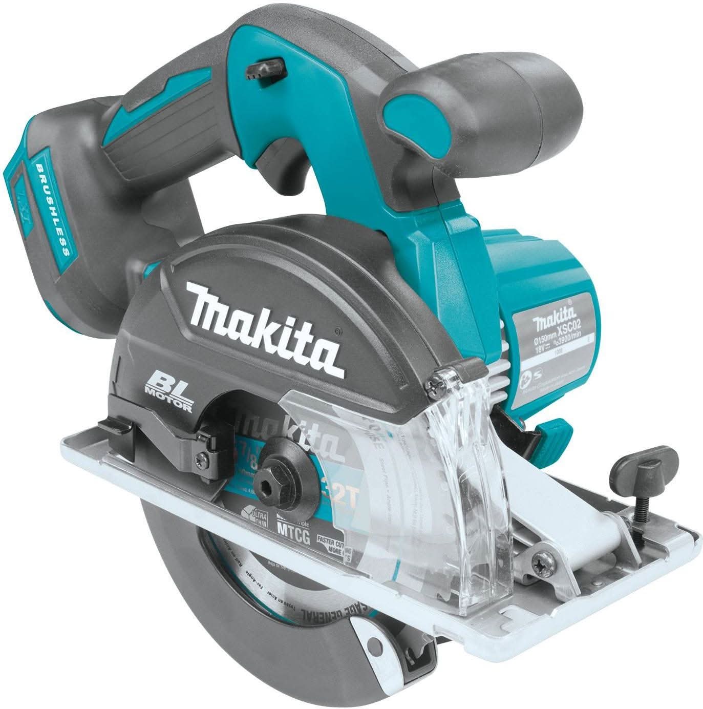 Makita XSC02Z 18V LXT Lithium-Ion Brushless Cordless 5-7/8″ Metal Cutting Saw, Tool Only