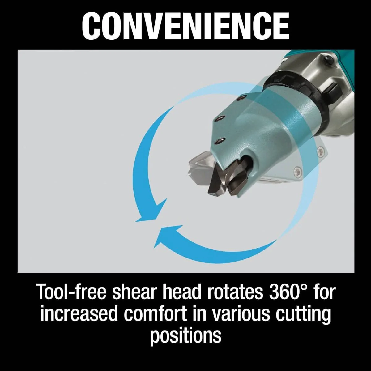 Makita XSJ03Z 18V LXT Lithium-Ion Brushless Cordless 14 Gauge Straight Shear, Tool Only - Image 3