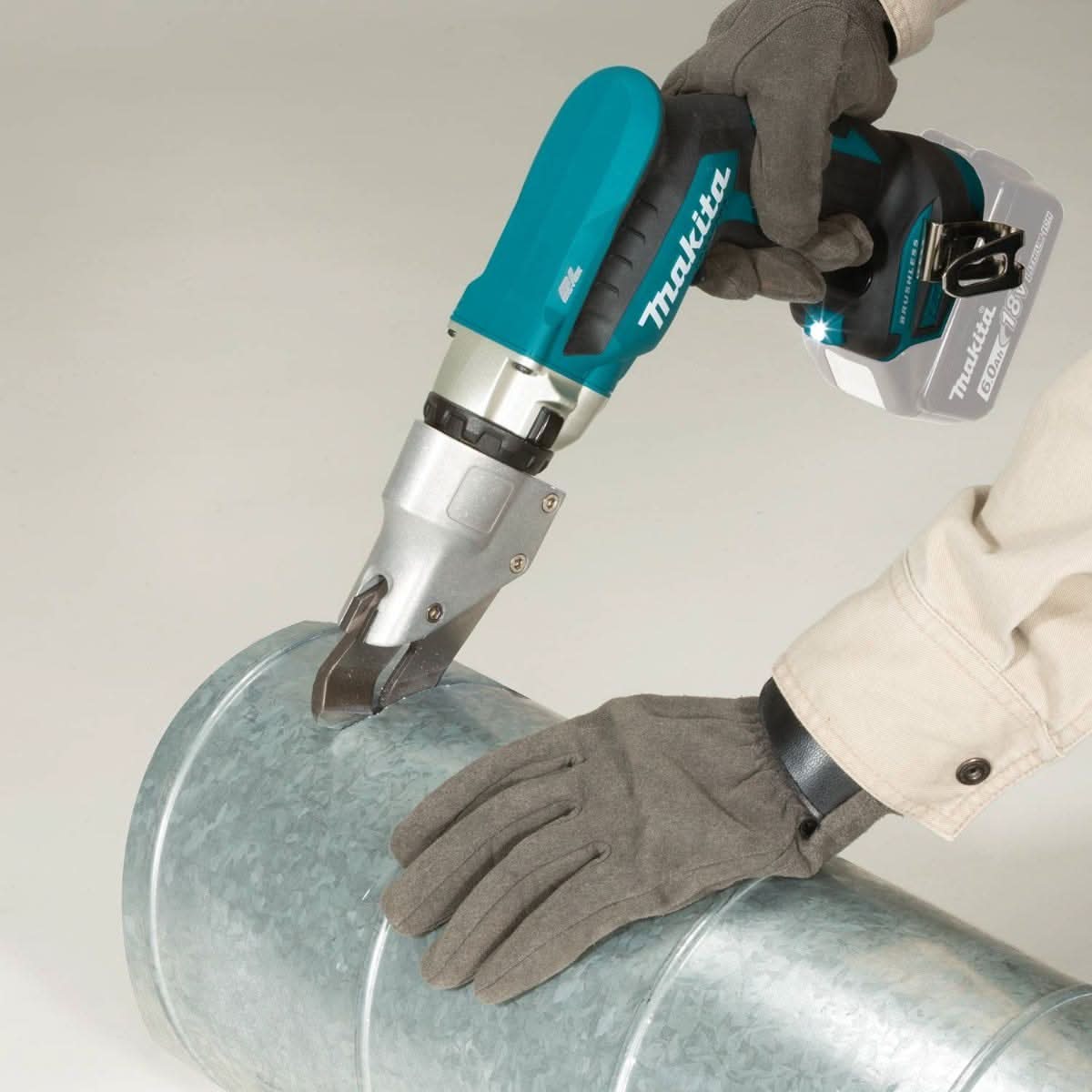 Makita XSJ04Z 18V LXT Lithium-Ion Brushless Cordless 18 Gauge Offset Shear, Tool Only - Image 2
