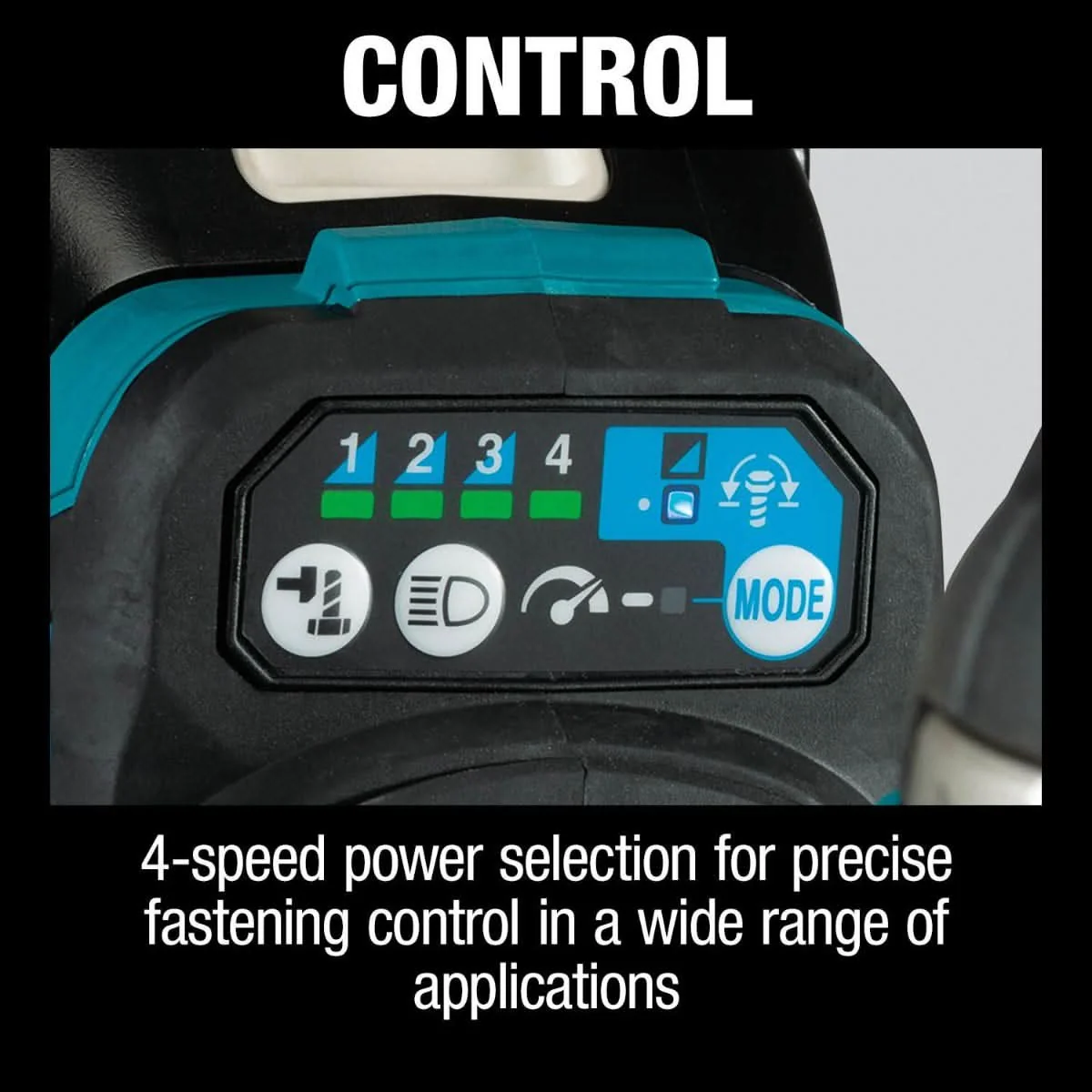 Makita XWT17T 18V LXT Lithium-Ion Brushless Cordless 4-Speed Mid-Torque 1/2-Inch Sq. Drive Impact Wrench with Friction Ring Anvil 5.0Ah Kit - Image 3