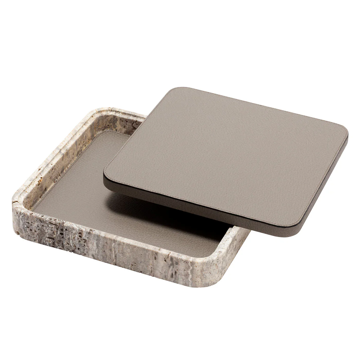 GIOBAGNARA | GIZA LEATHER & MARBLE SQUARE BOX #1 | $855.00 - Image 2