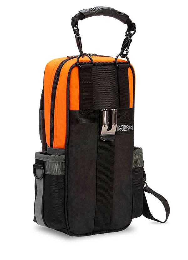Veto Pro Pac MB2 Hi-Viz Orange Medium Sized Zippered Meter Bag - Image 3