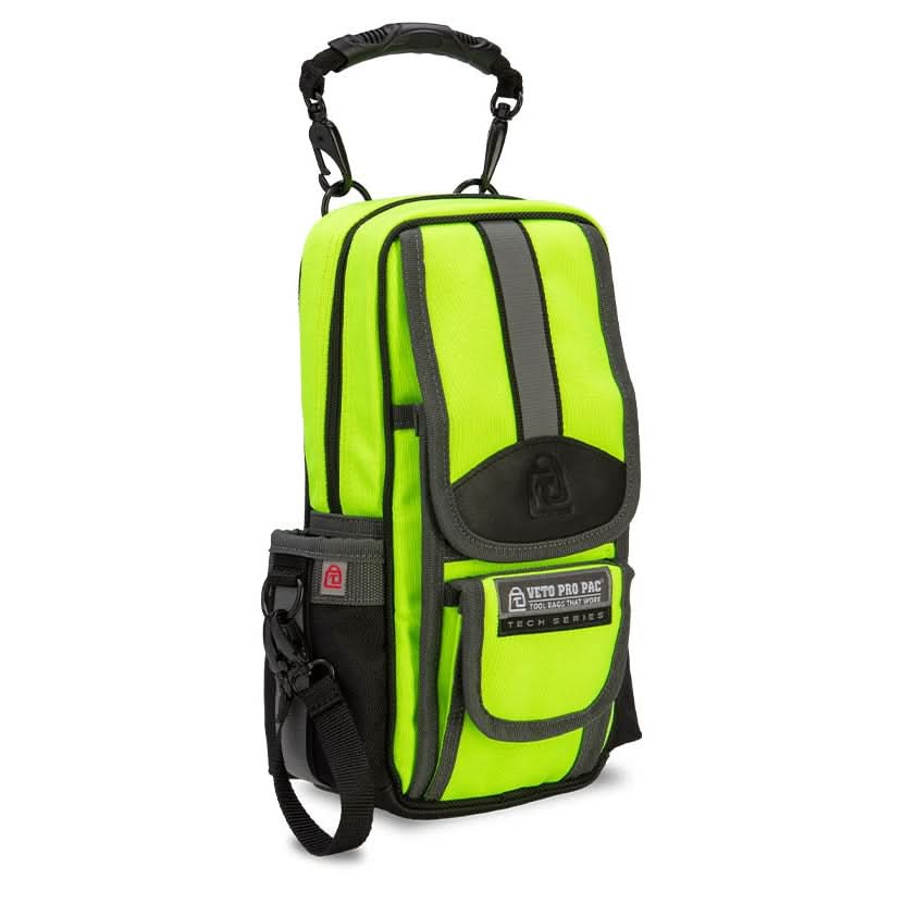 Veto Pro Pac MB2 Hi-Viz Yellow Medium Sized Zippered Meter Bag - Image 1