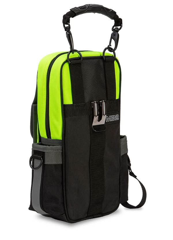 Veto Pro Pac MB2 Hi-Viz Yellow Medium Sized Zippered Meter Bag - Image 3