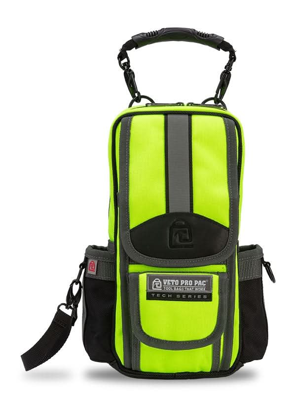Veto Pro Pac MB2 Hi-Viz Yellow Medium Sized Zippered Meter Bag - Image 2