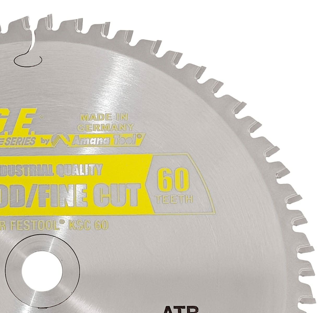 Amana Tools MD216-600 Wood 60-Tooth Fine Cut Circular Saw Blade (Fits Festool Kapex KSC 60) - Image 2